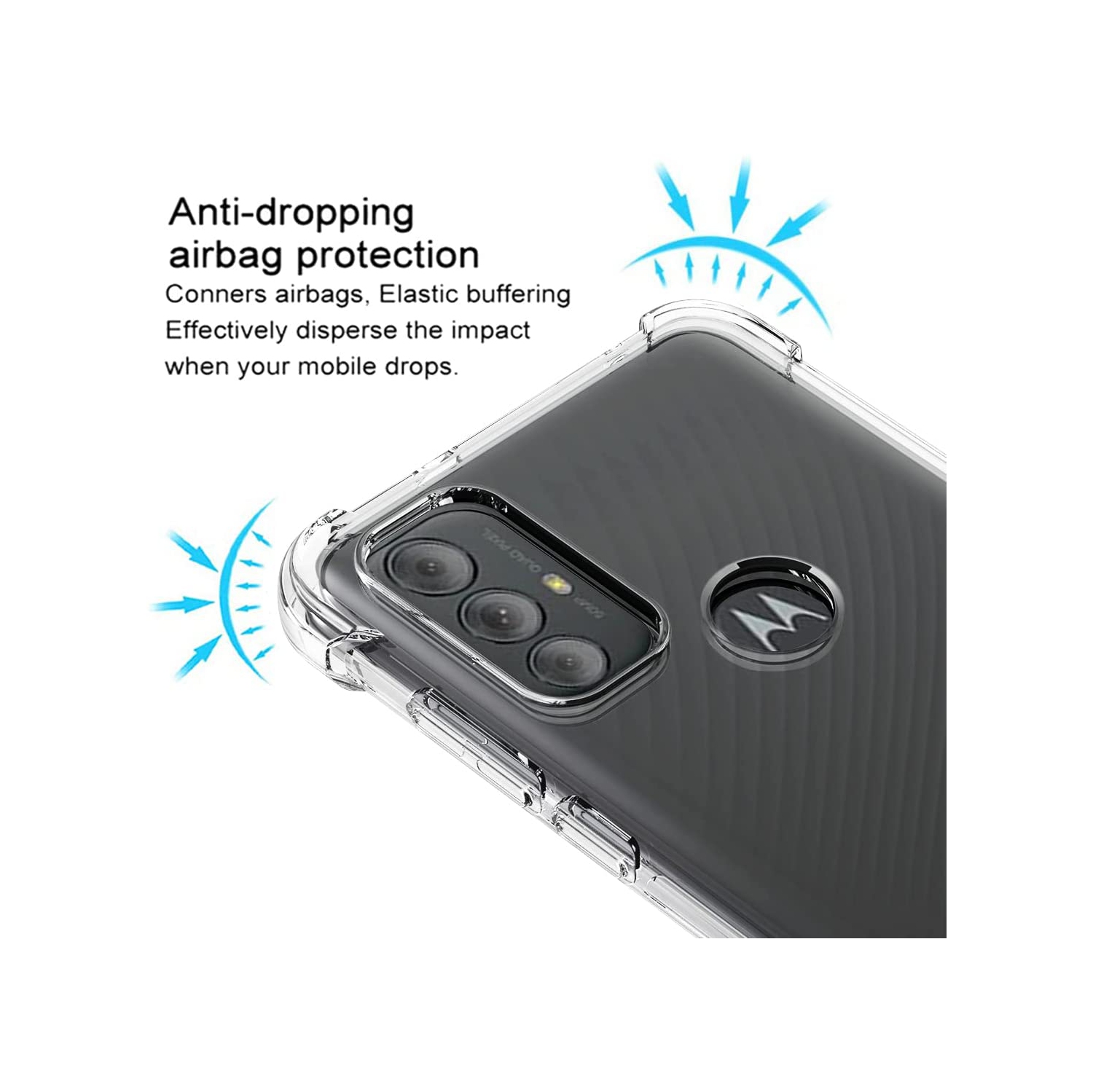 Coque Silicone Pour Motorola Moto Tag – Protection Antichoc, Antirayures, Sans Gêner Le Signal GPS