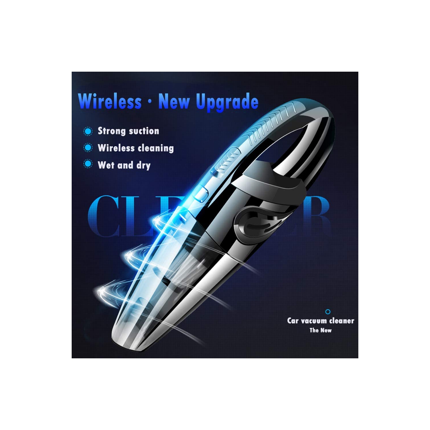 NIERBO Aspirateur à main sans fil avec batterie rechargeable à charge rapide, aspirateur à main portable sans fil pour la maison, la cuisine