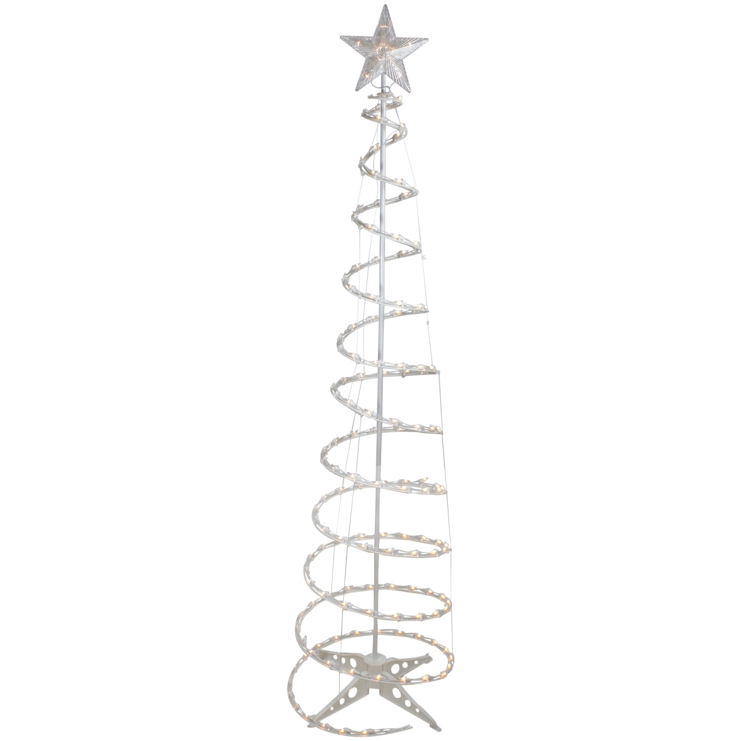 6' Pre-Lit Spiral Christmas Tree - Clear Lights