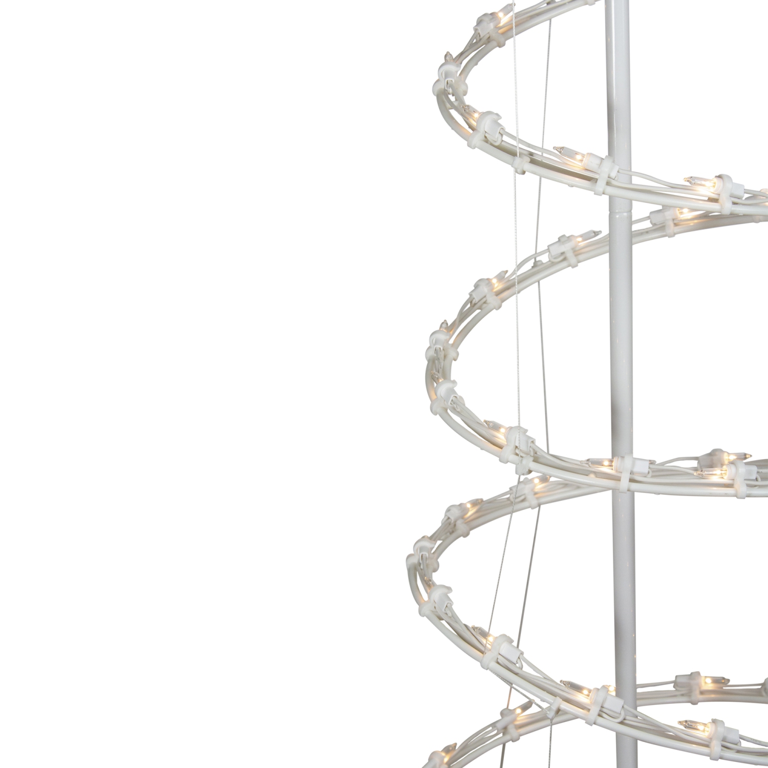 6' Pre-Lit Spiral Christmas Tree - Clear Lights