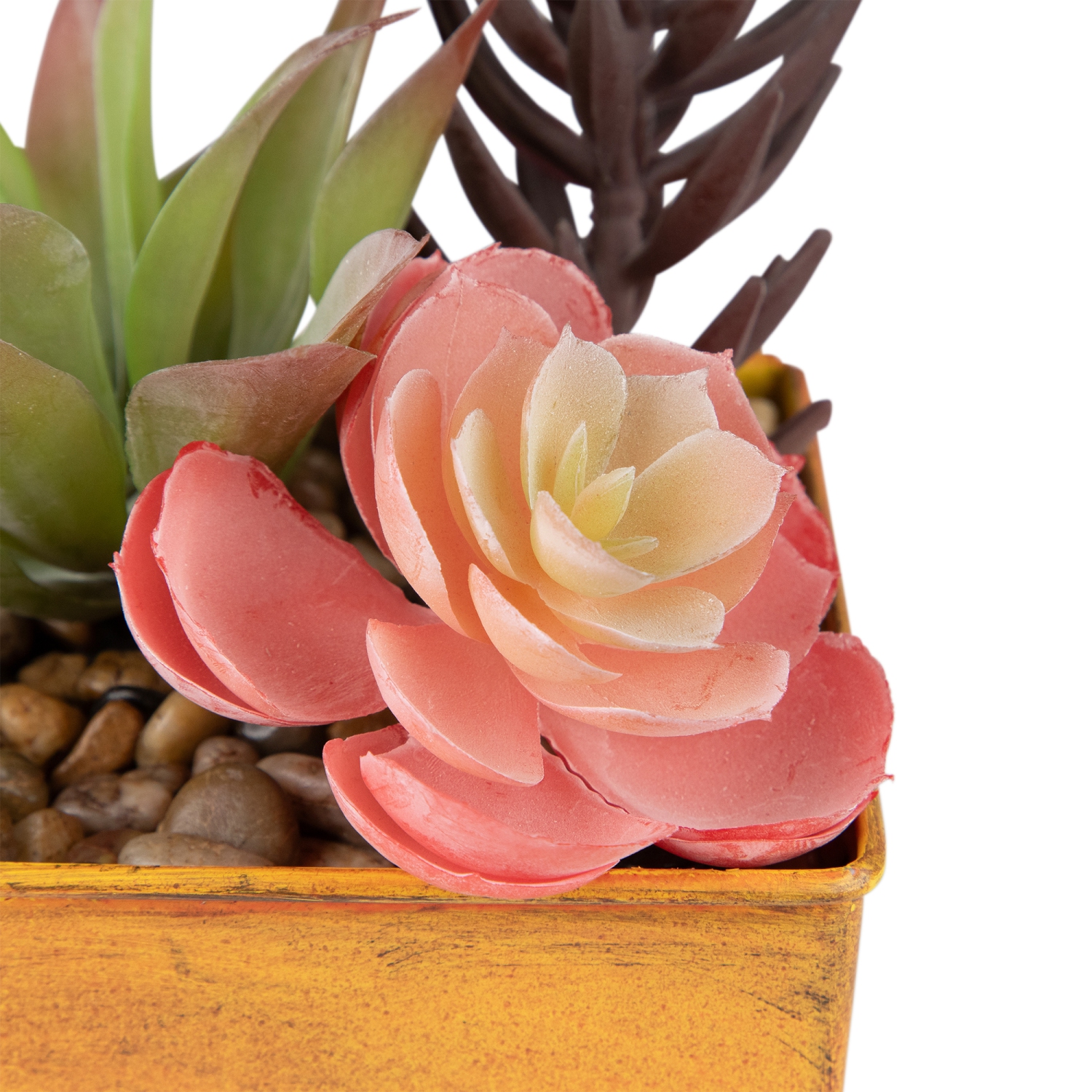 Arrangement de plantes succulentes artificielles de 7 po