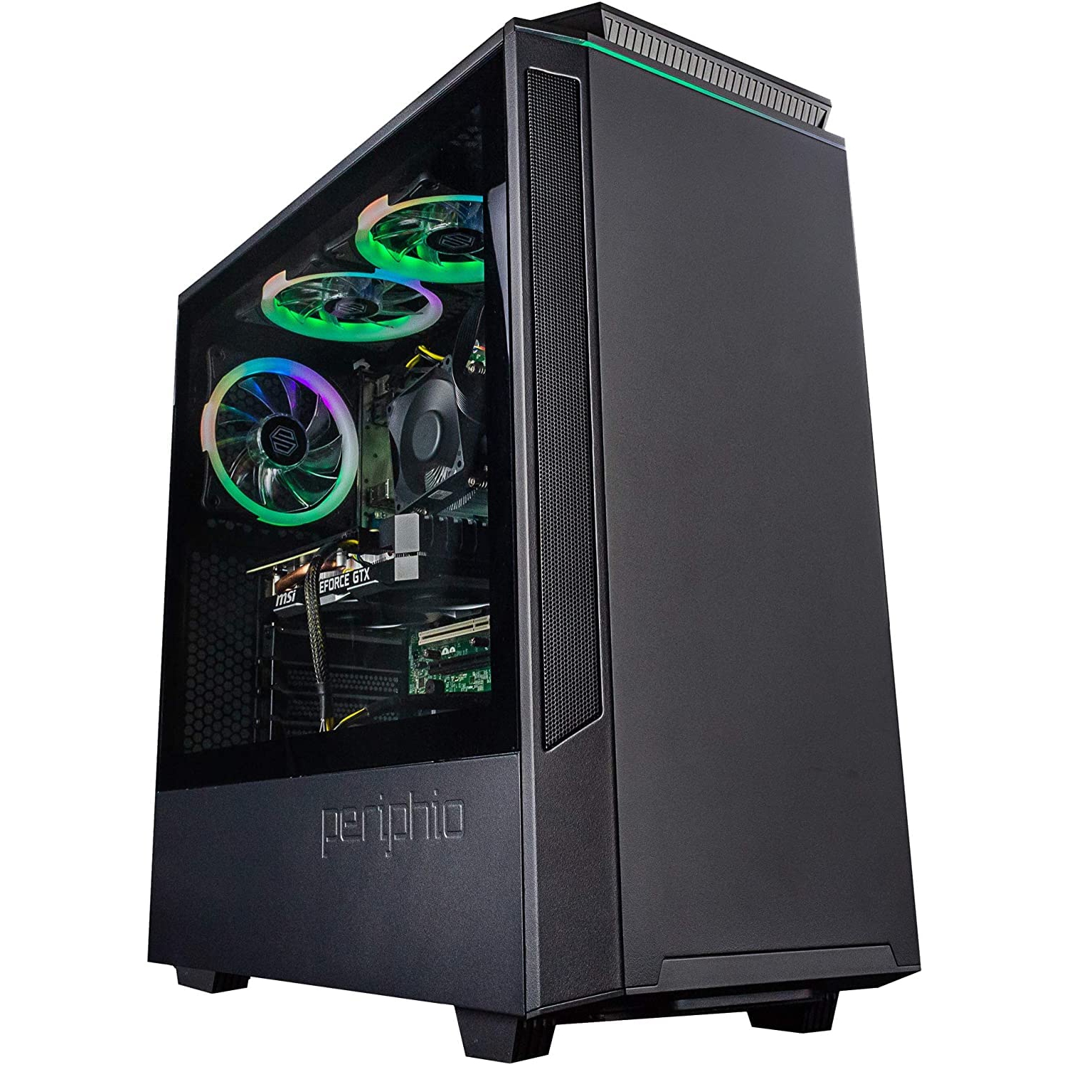 Refurbished (Excellent) - Periphio Ghoul | Prebuilt Gaming PC Computer | Intel i5 | NVIDIA GeForce GT 1030 Graphics Card | 16GB RAM | 120GB SSD + 500GB HDD | Windows 10