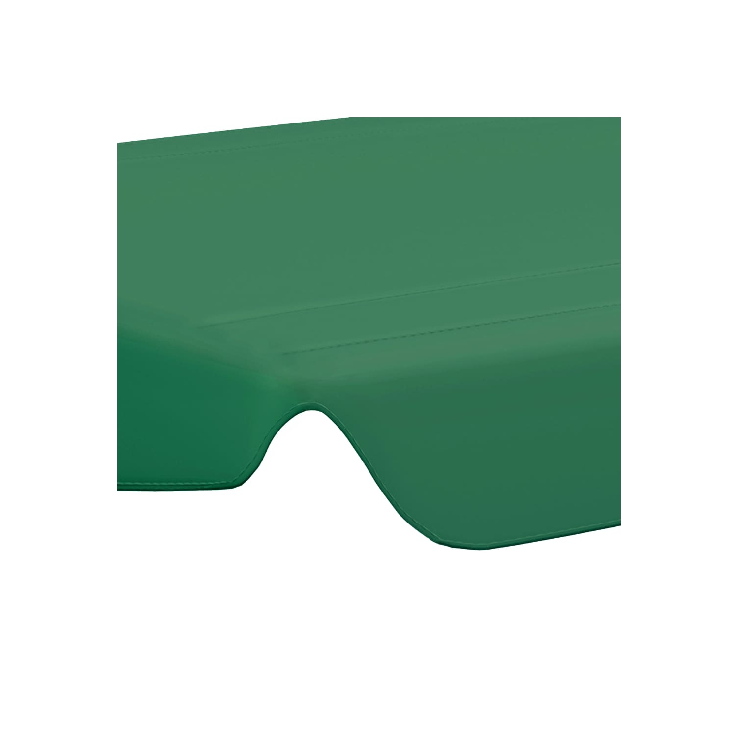 Auvent de rechange pour balancelle de jardin VidaXL, vert, 74 po/66.1 po x 43,3 po/57.1 po