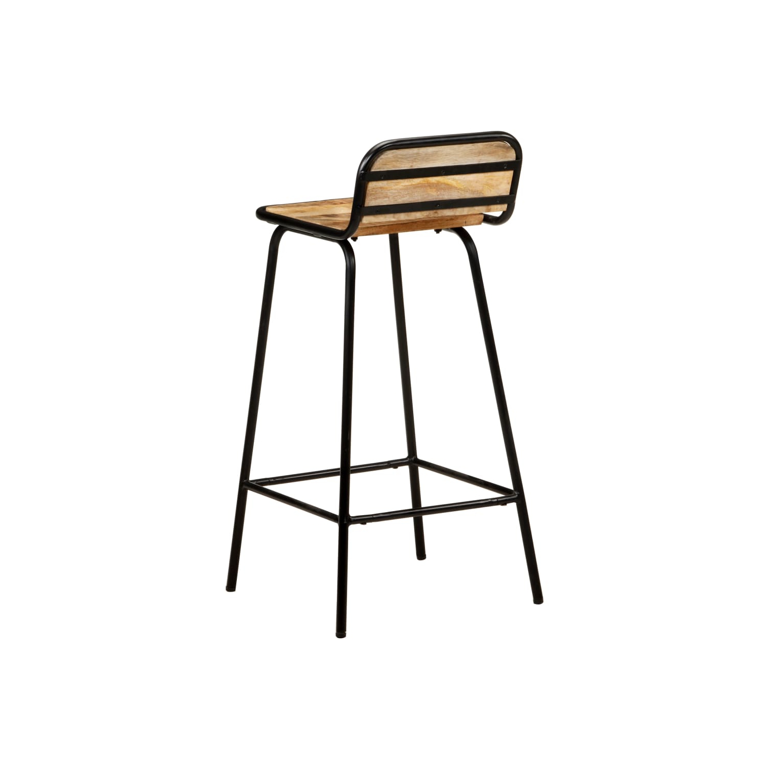 vidaXL Bar Chairs 4 pcs Solid Mango Wood