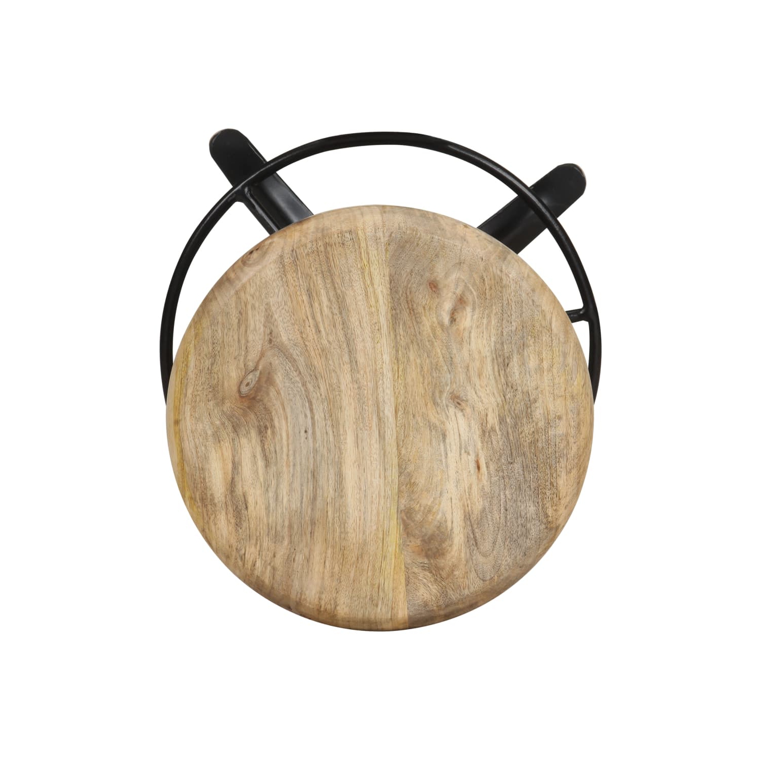 vidaXL Bar Stools 2 pcs 20.5" Solid Mango Wood