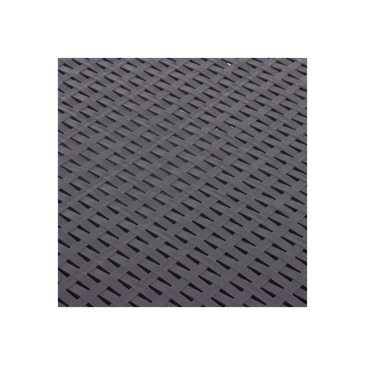 Table d'appoint en plastique moka 21,3 x x21,3 x x14,4 po de vidaXL