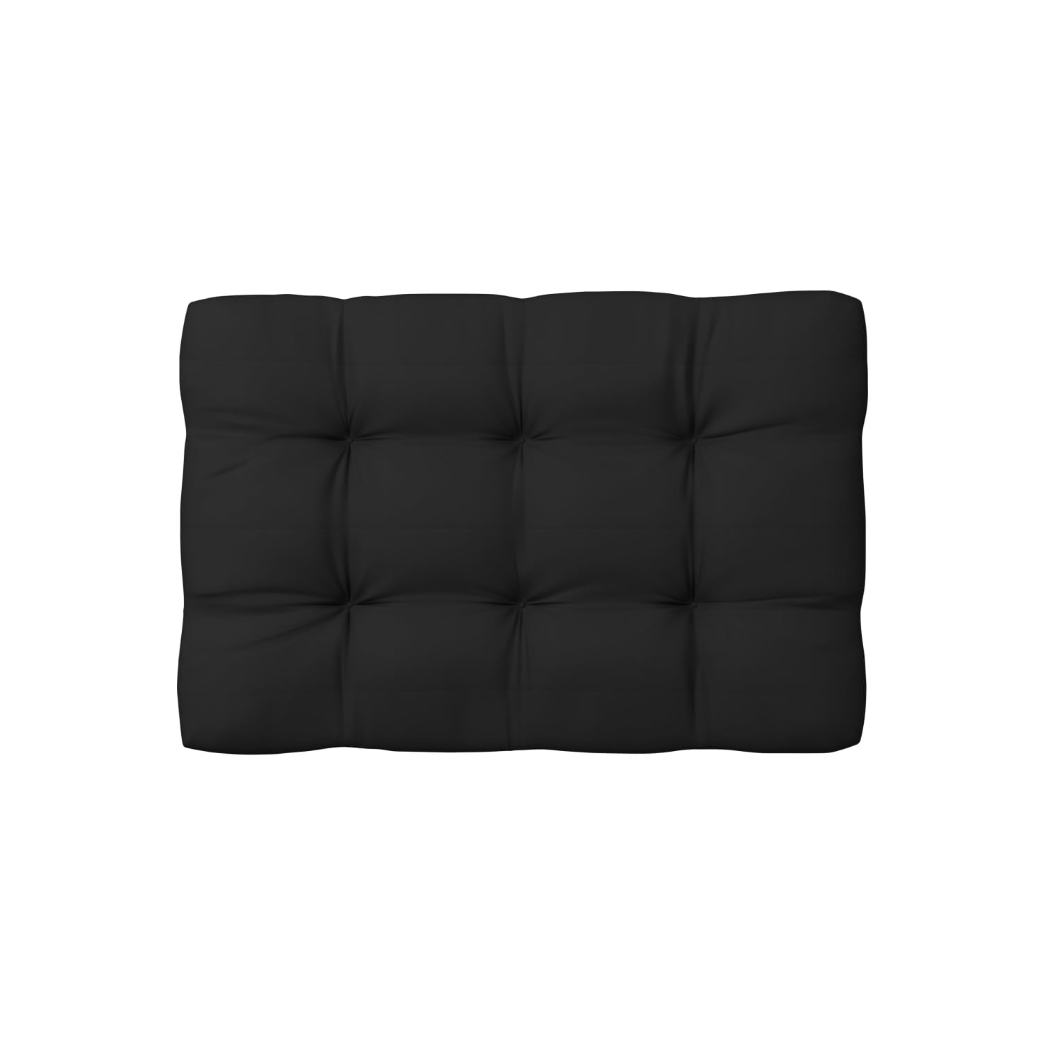 vidaXL Pallet Sofa Cushions 7 pcs Black