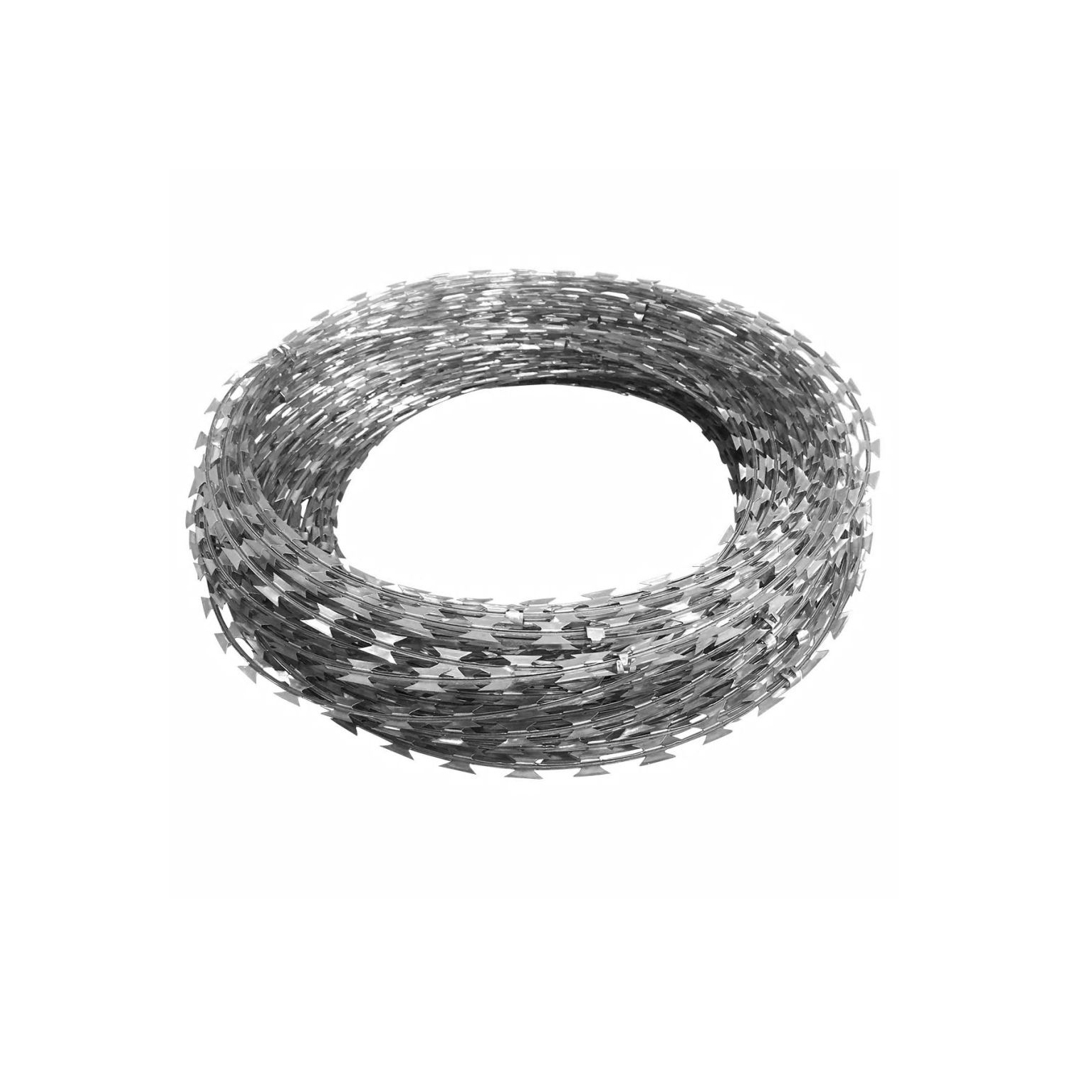 BTO-22 Clipped Concertina NATO Razor Wire Galvanized Steel 492'
