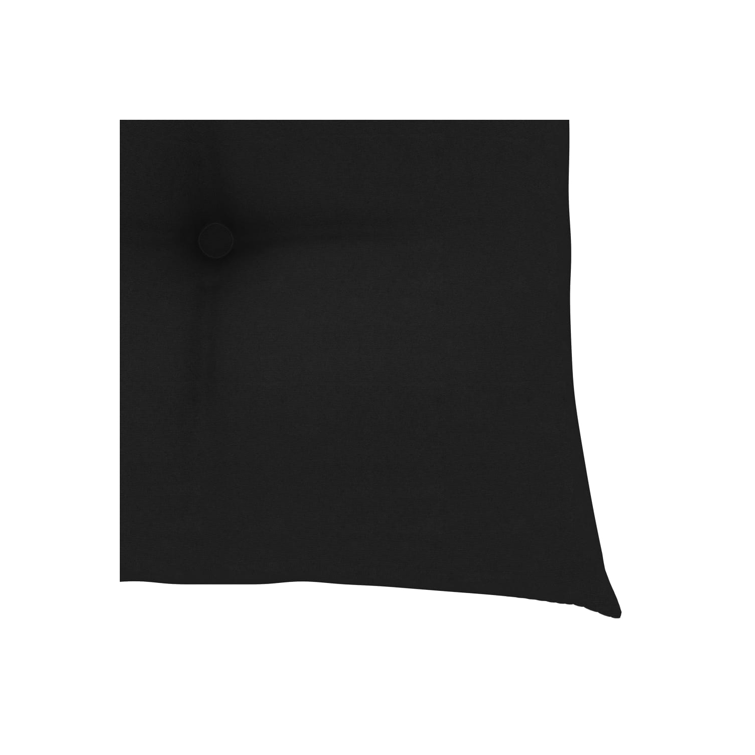 vidaXL Chair Cushions 2 pcs Black 15.7x15.7"x2.8" Fabric"
