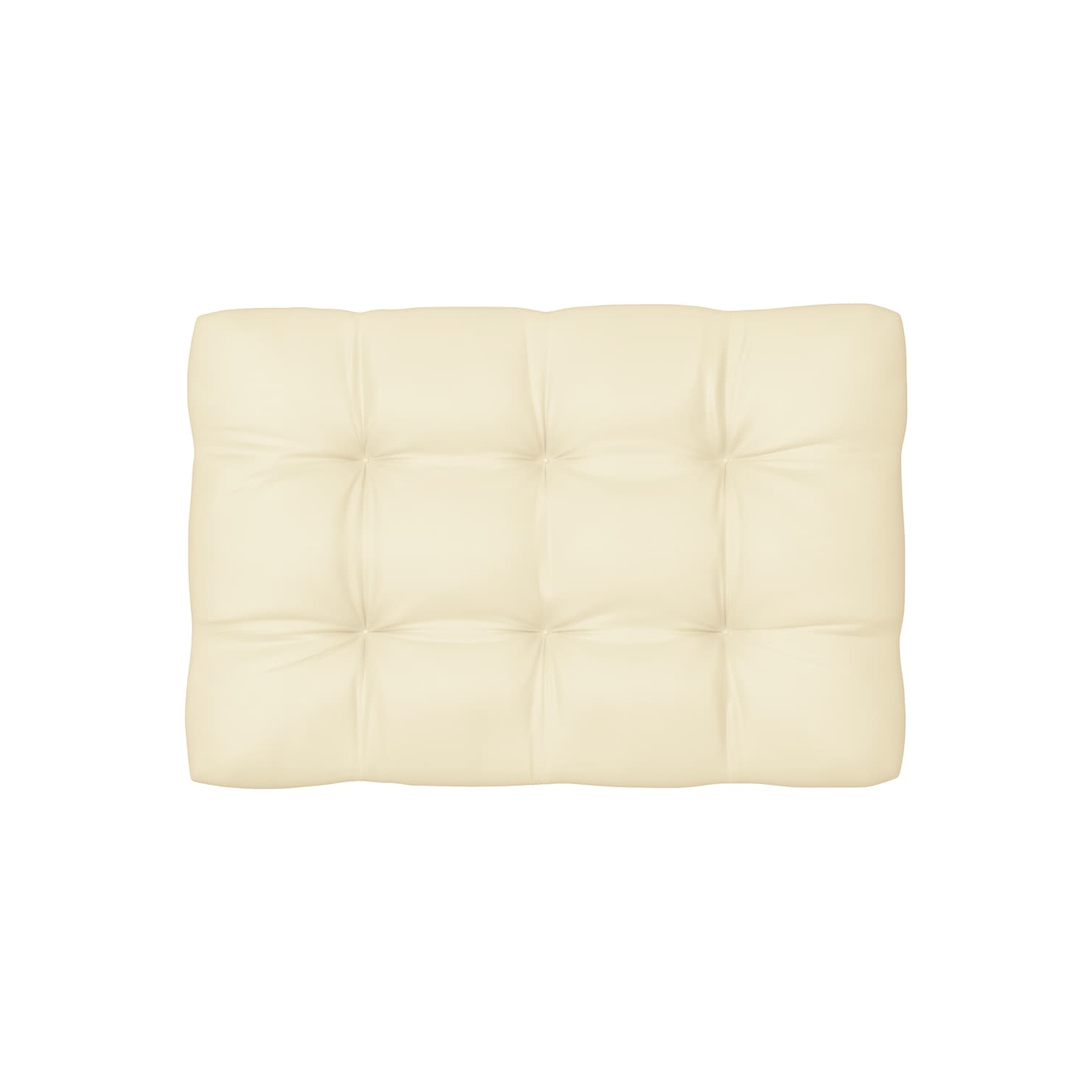 vidaXL Pallet Sofa Cushions 3 pcs Cream