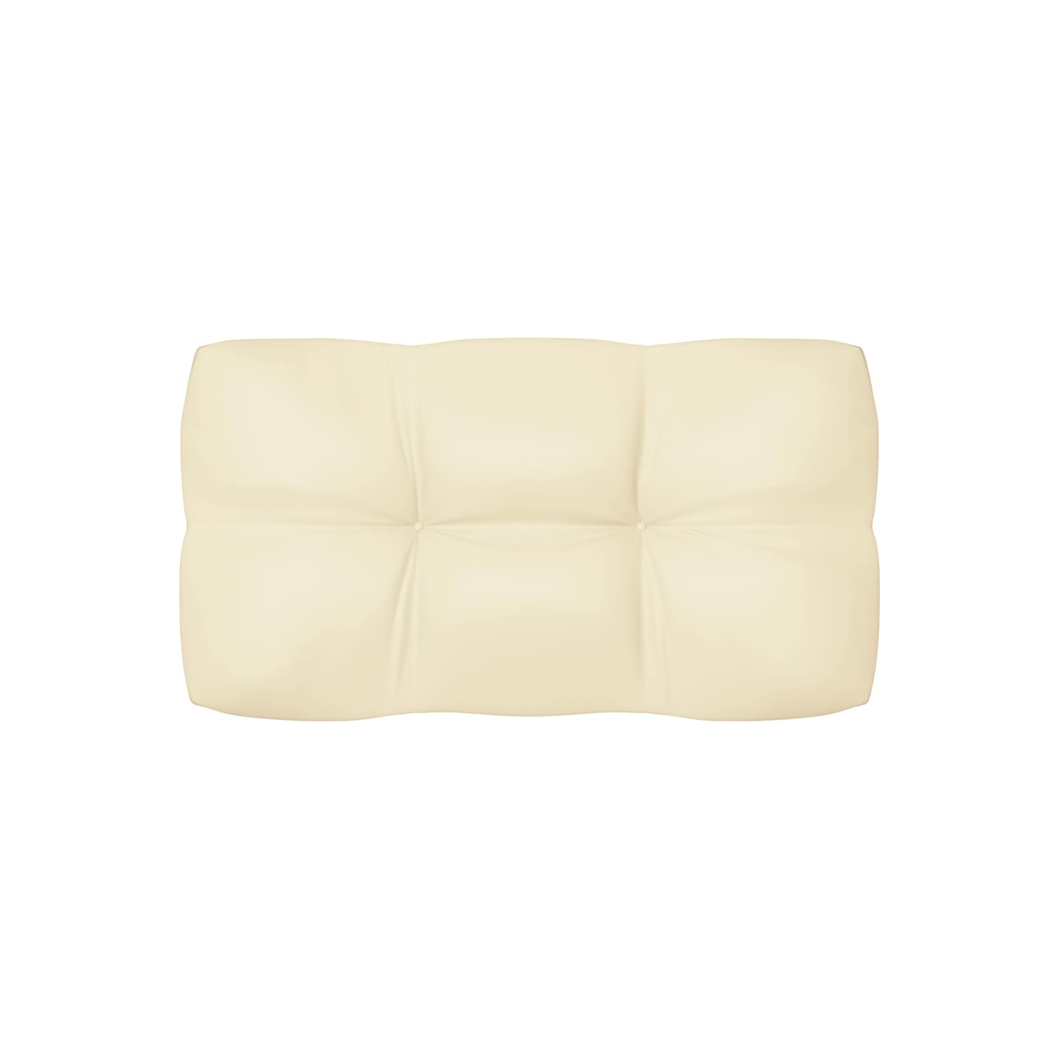 vidaXL Pallet Sofa Cushions 3 pcs Cream