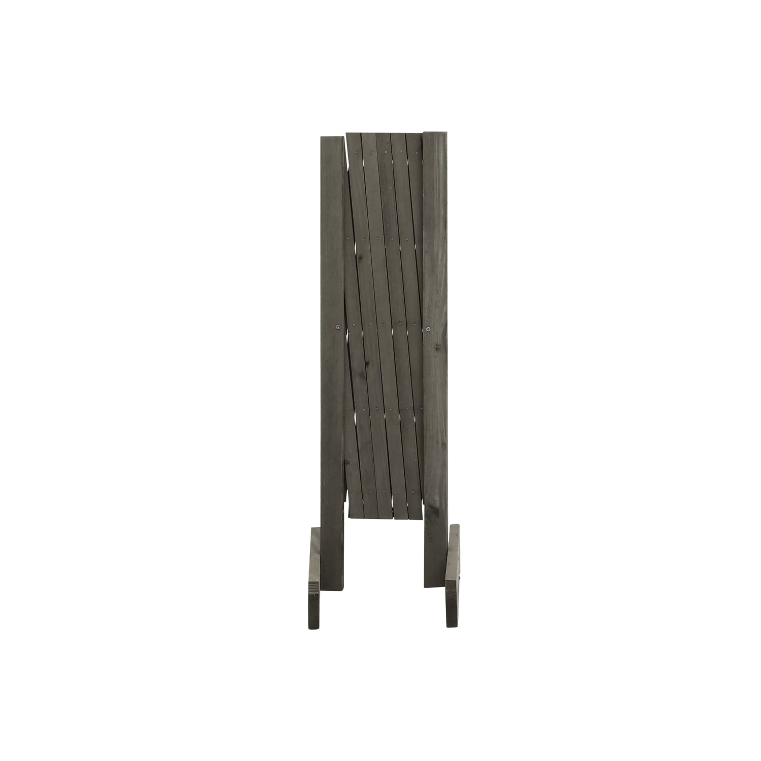 vidaXL Garden Trellis Fence Gray 47.2"x23.6" Solid Firwood