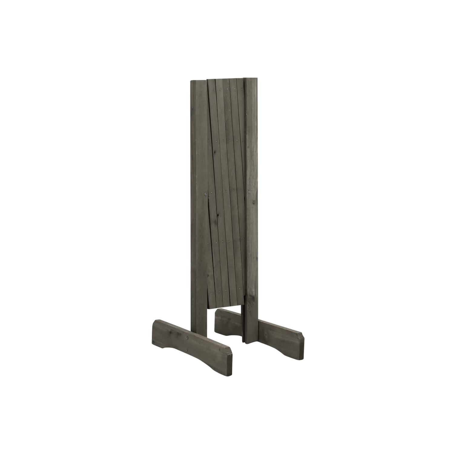 vidaXL Garden Trellis Fence Gray 47.2"x23.6" Solid Firwood