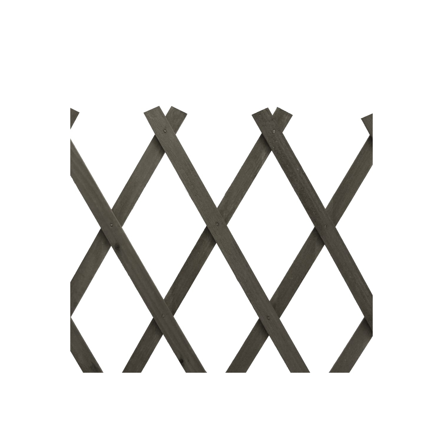 vidaXL Garden Trellis Fence Gray 47.2"x23.6" Solid Firwood