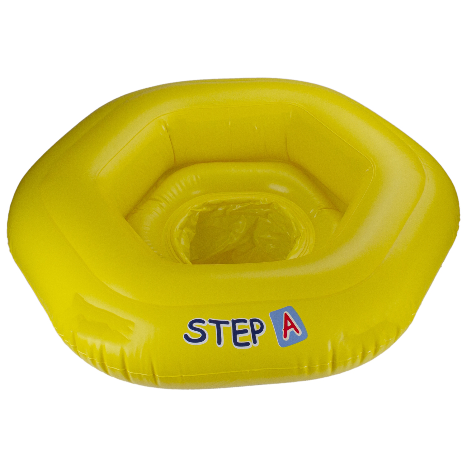 Siège flottant gonflable pour bébé de piscine jaune STEP A de 26 po