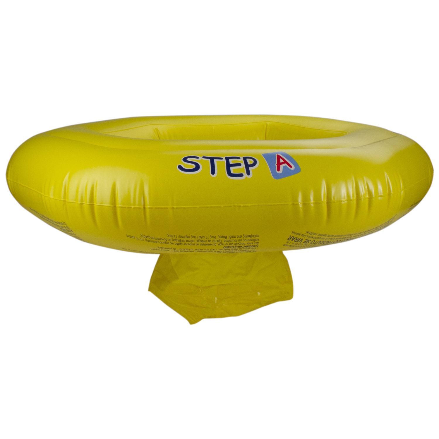 Siège flottant gonflable pour bébé de piscine jaune STEP A de 26 po