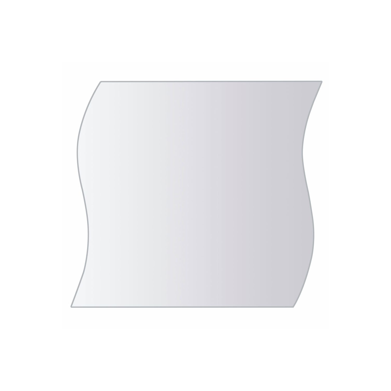 vidaXL Eight Piece Mirror Tiles Multi-Shape Glass