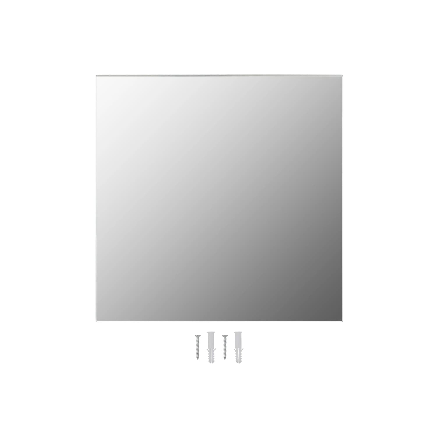 vidaXL Wall Mirror 19.7"x19.7" Square Glass