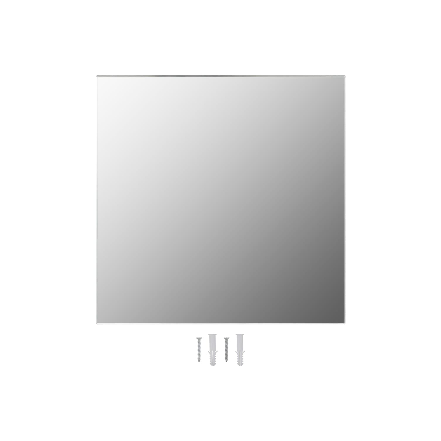 vidaXL Wall Mirrors 2 pcs 19.7"x19.7" Square Glass