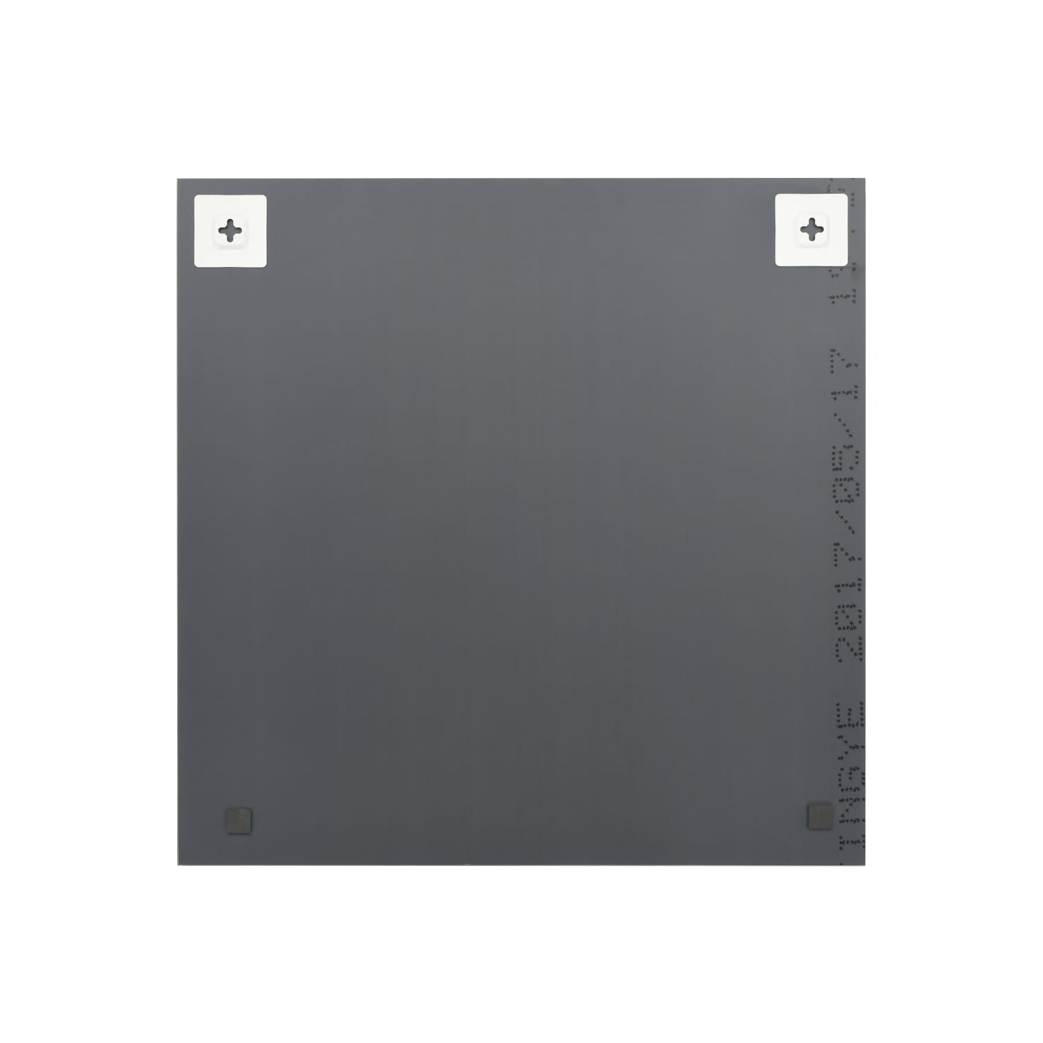 vidaXL Wall Mirrors 2 pcs 19.7"x19.7" Square Glass