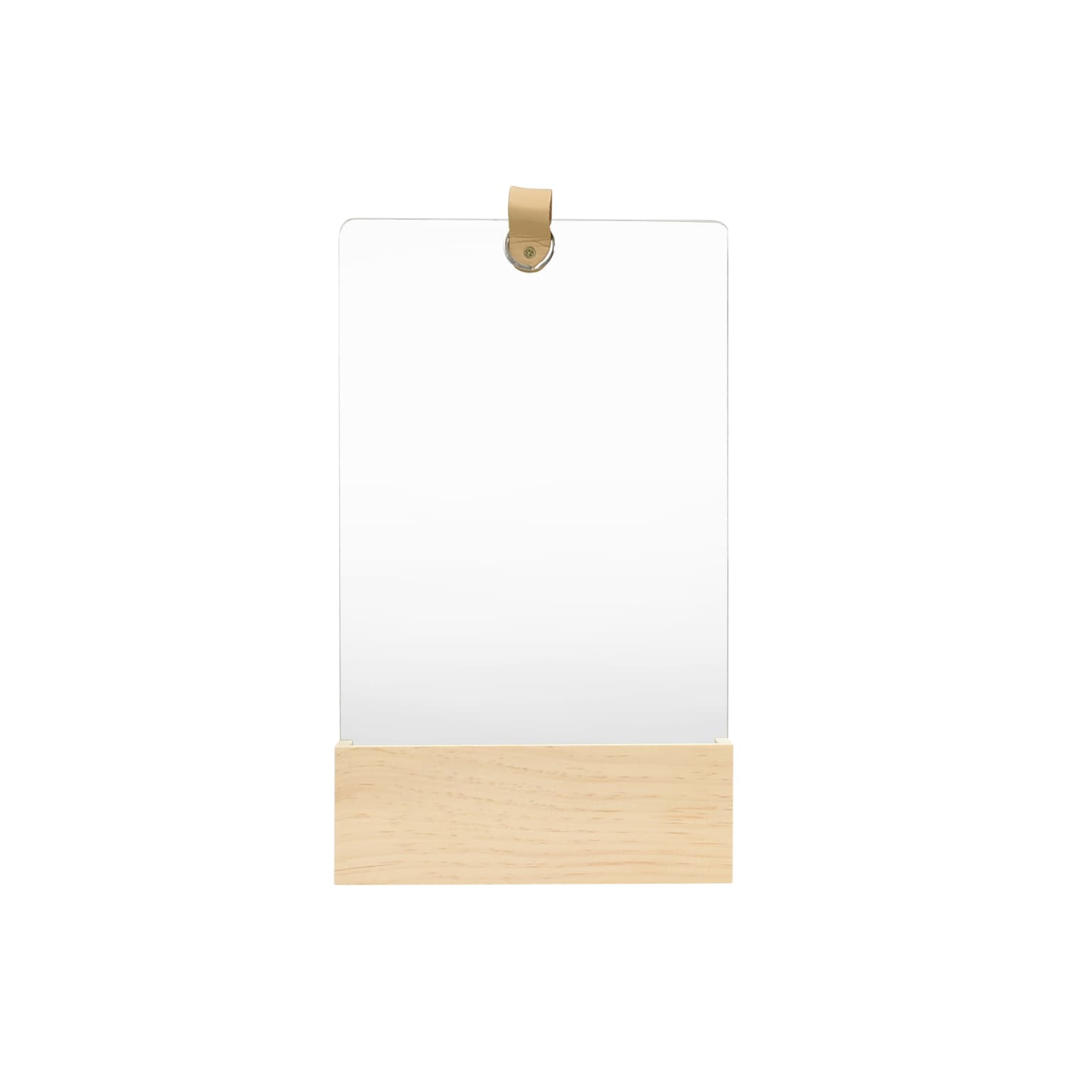 vidaXL Wall Mirror Solid Pinewood 9.1"x15.6"