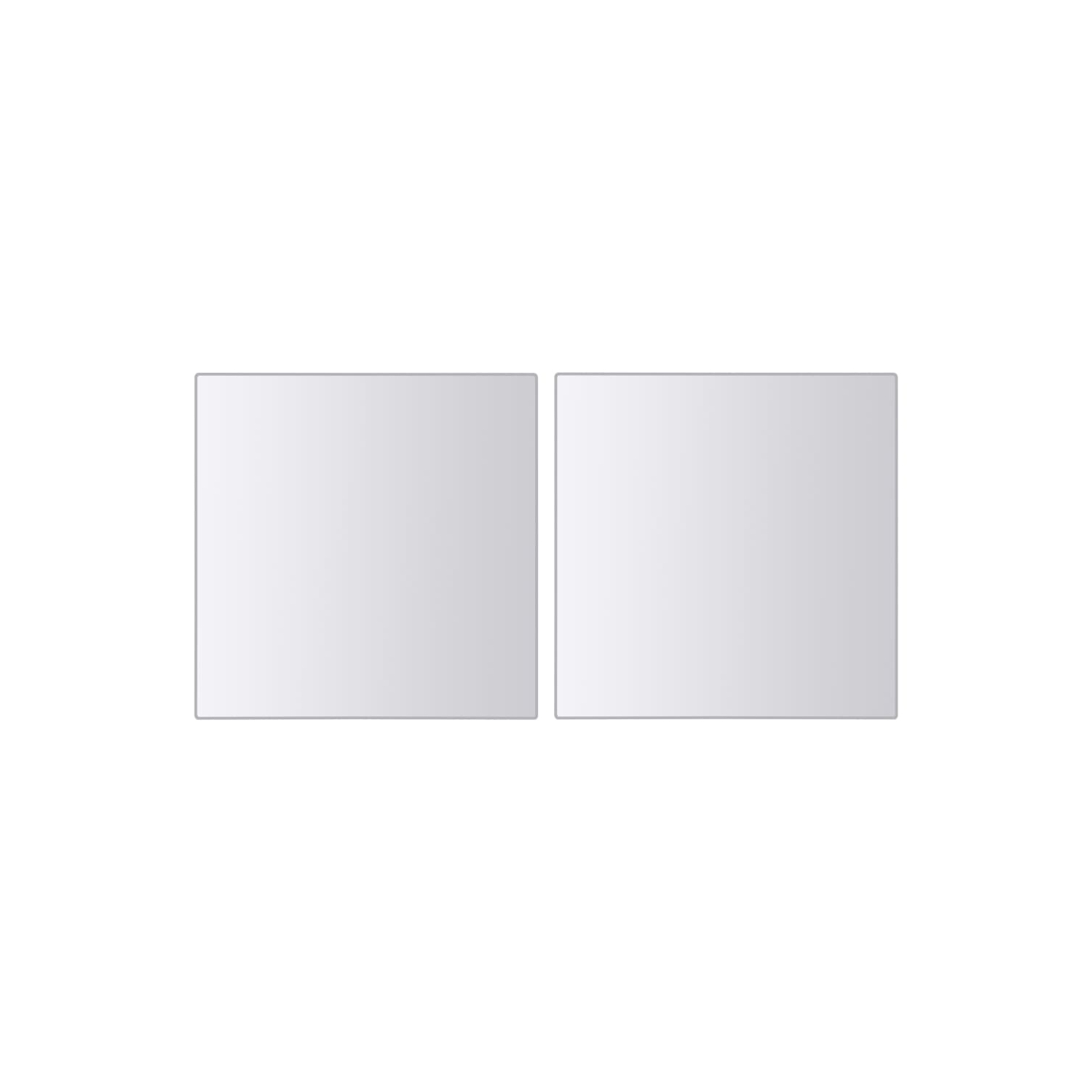vidaXL 16 Piece Mirror Tiles Multi-Shape Glass