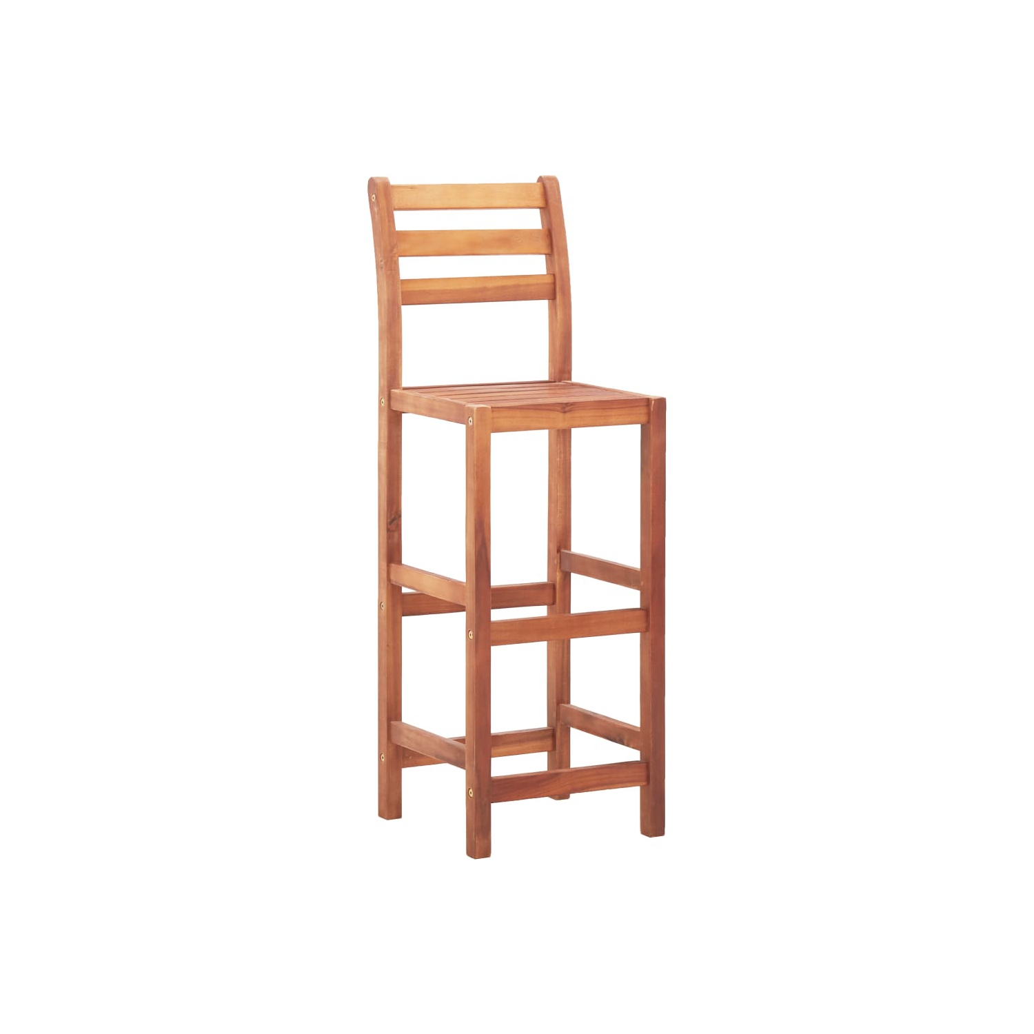 vidaXL Bar Stools 4 pcs Solid Acacia Wood