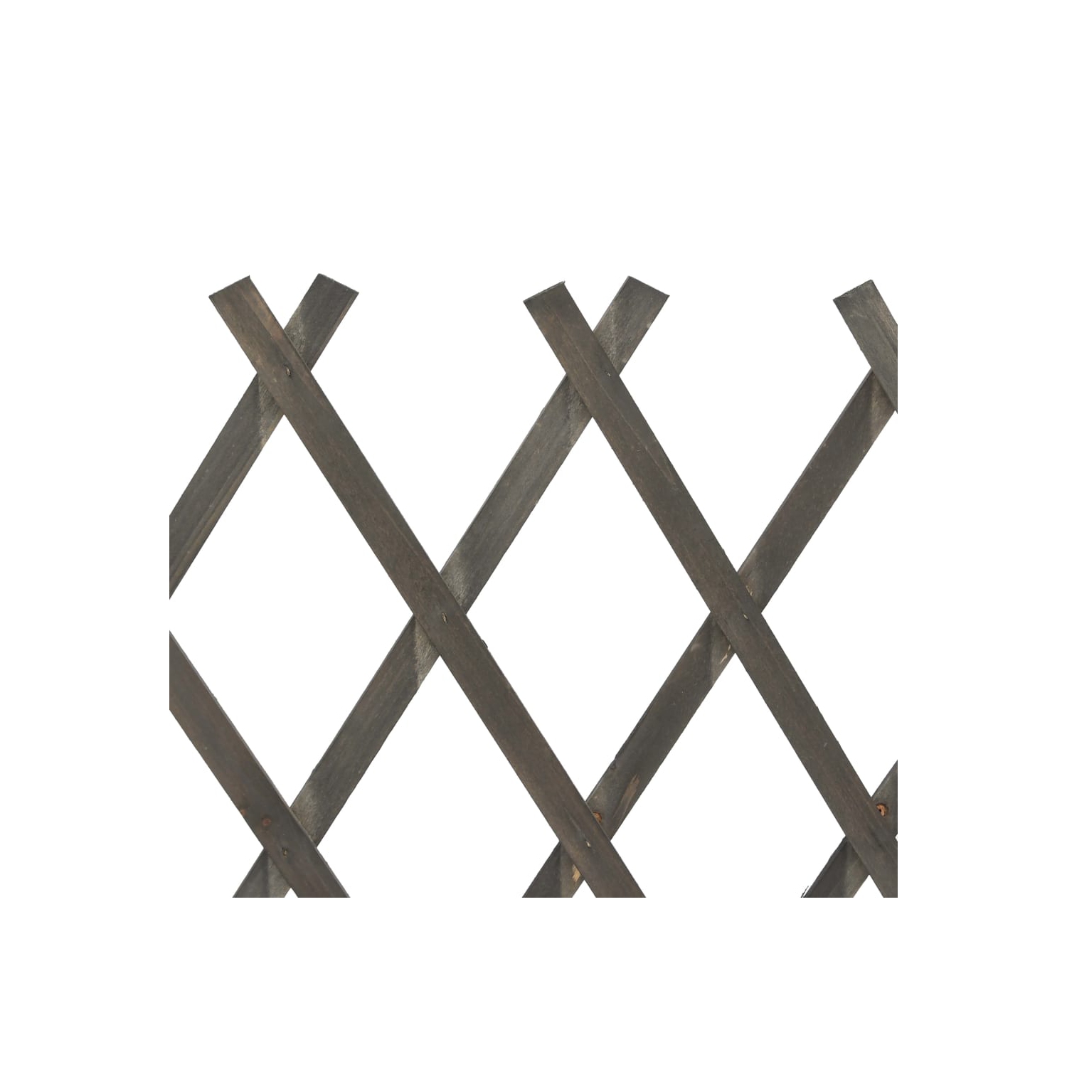 vidaXL Garden Trellis Fence Gray 47.2"x35.4" Solid Firwood