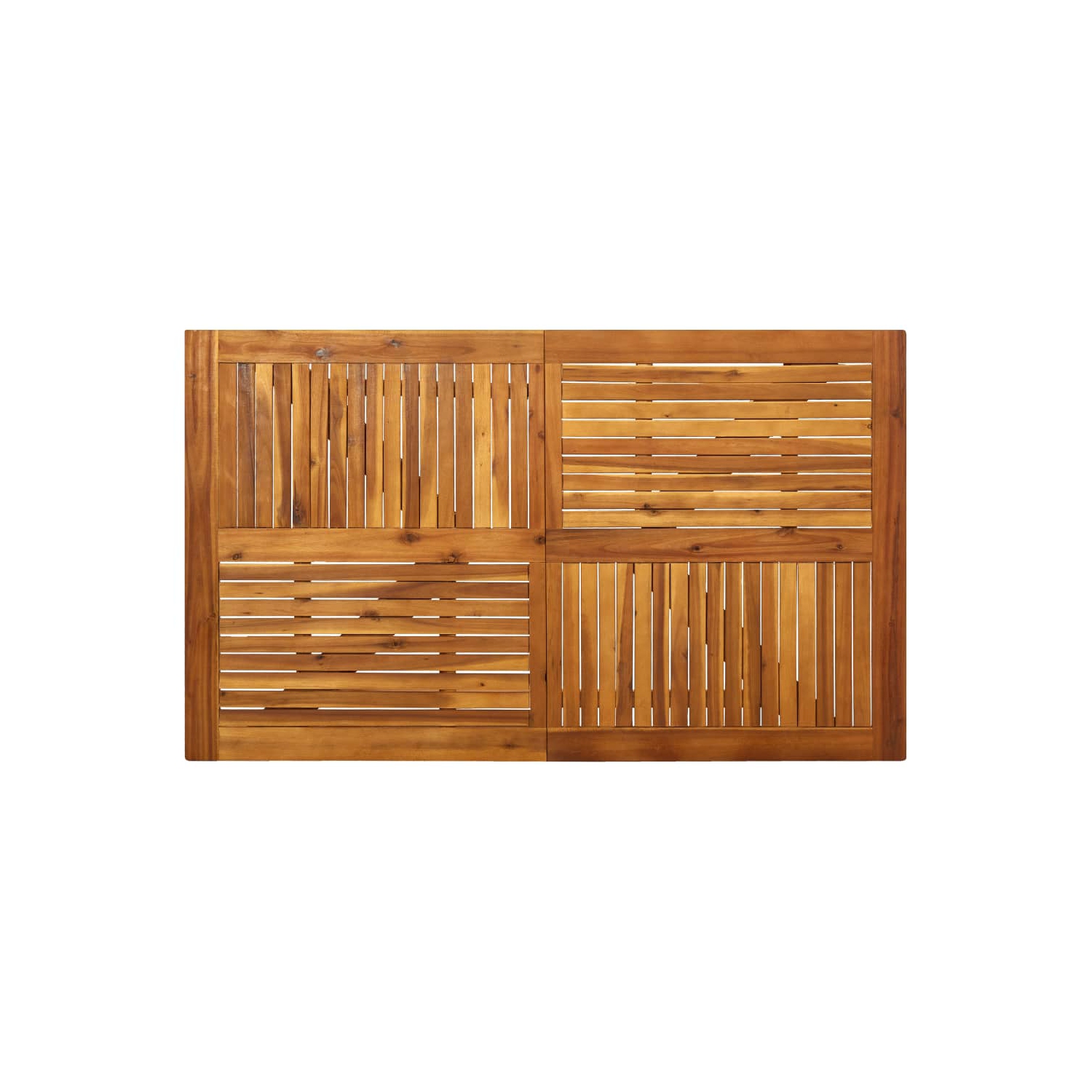 vidaXL Patio Table 59.1"x35.4"x29.5" Solid Acacia Wood