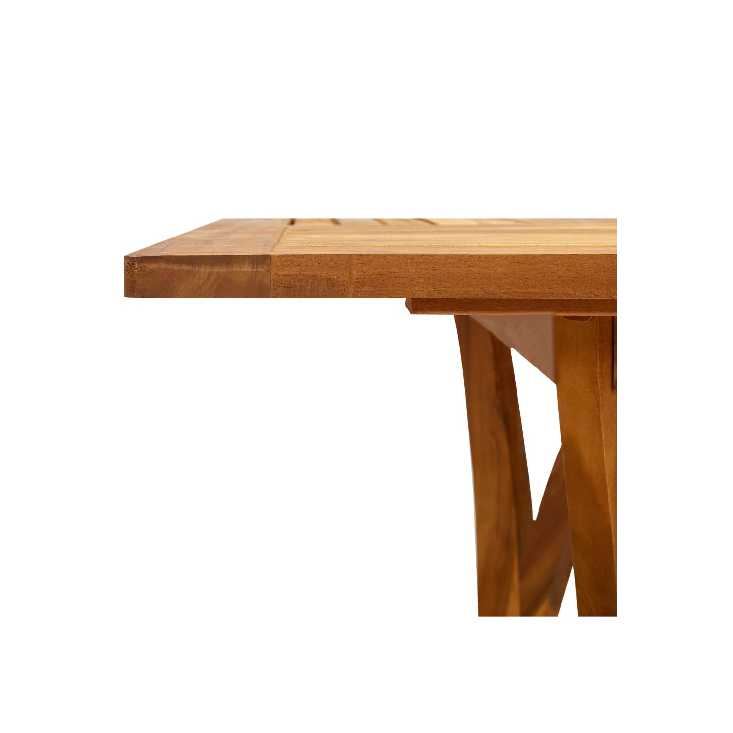 vidaXL Patio Table 59.1"x35.4"x29.5" Solid Acacia Wood