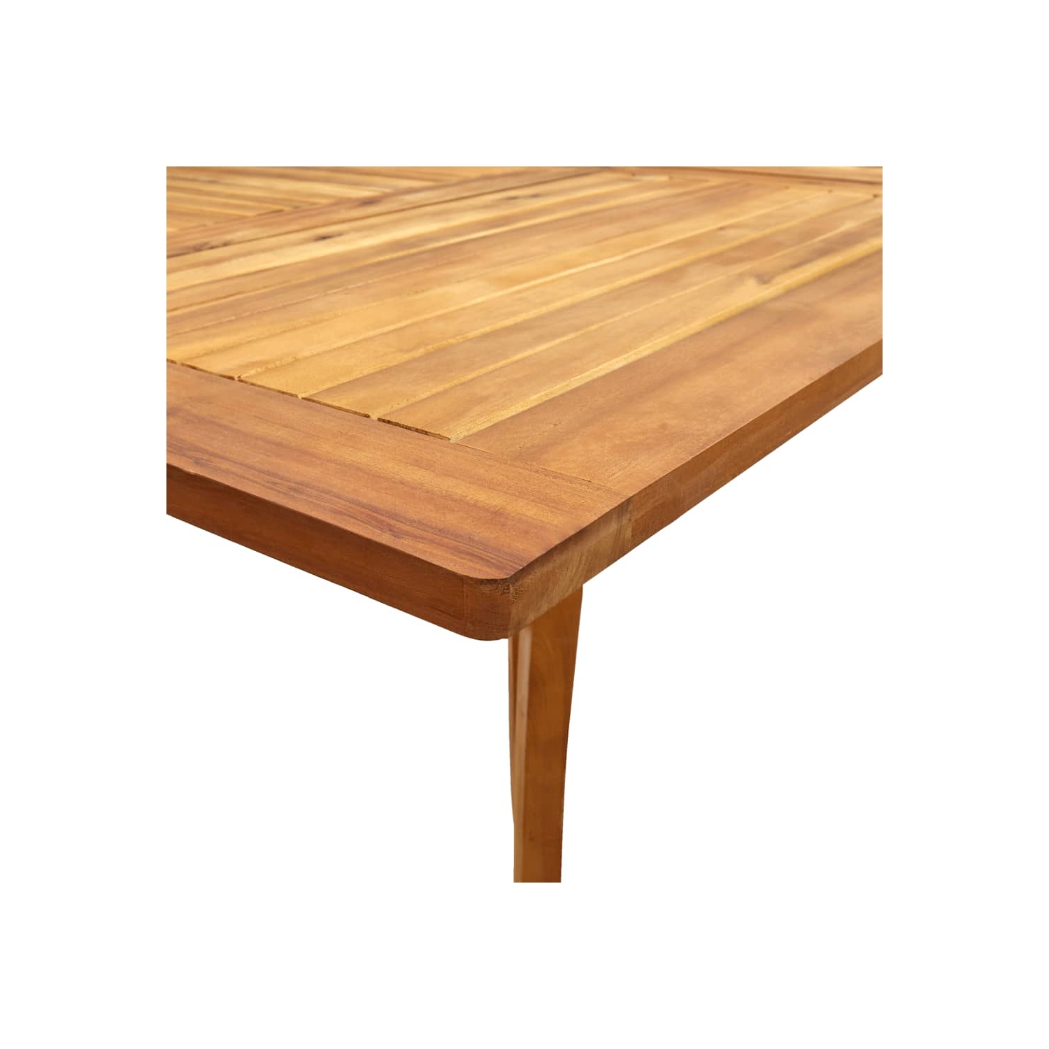 vidaXL Patio Table 59.1"x35.4"x29.5" Solid Acacia Wood