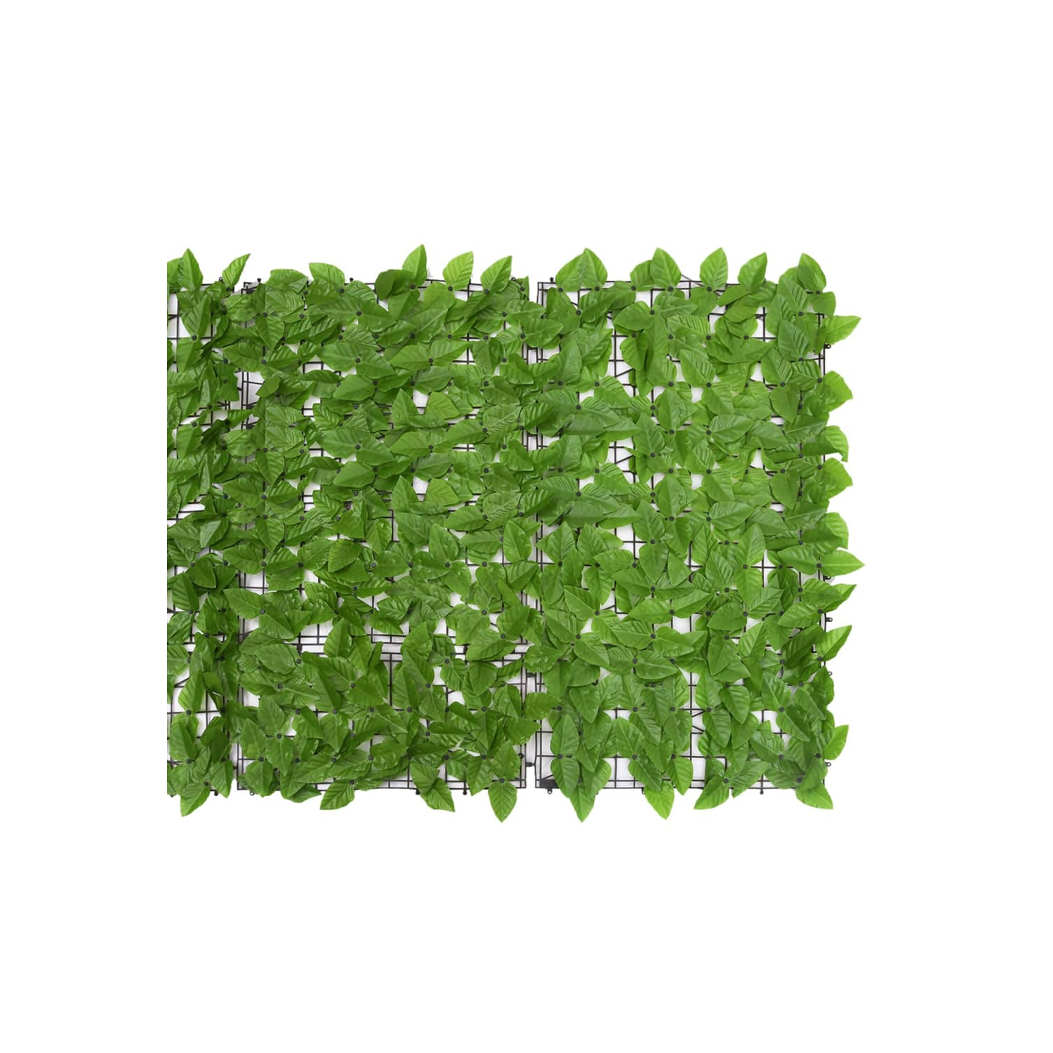 vidaXL Balcony Screen with Green Leaves 118.1"x39.4"