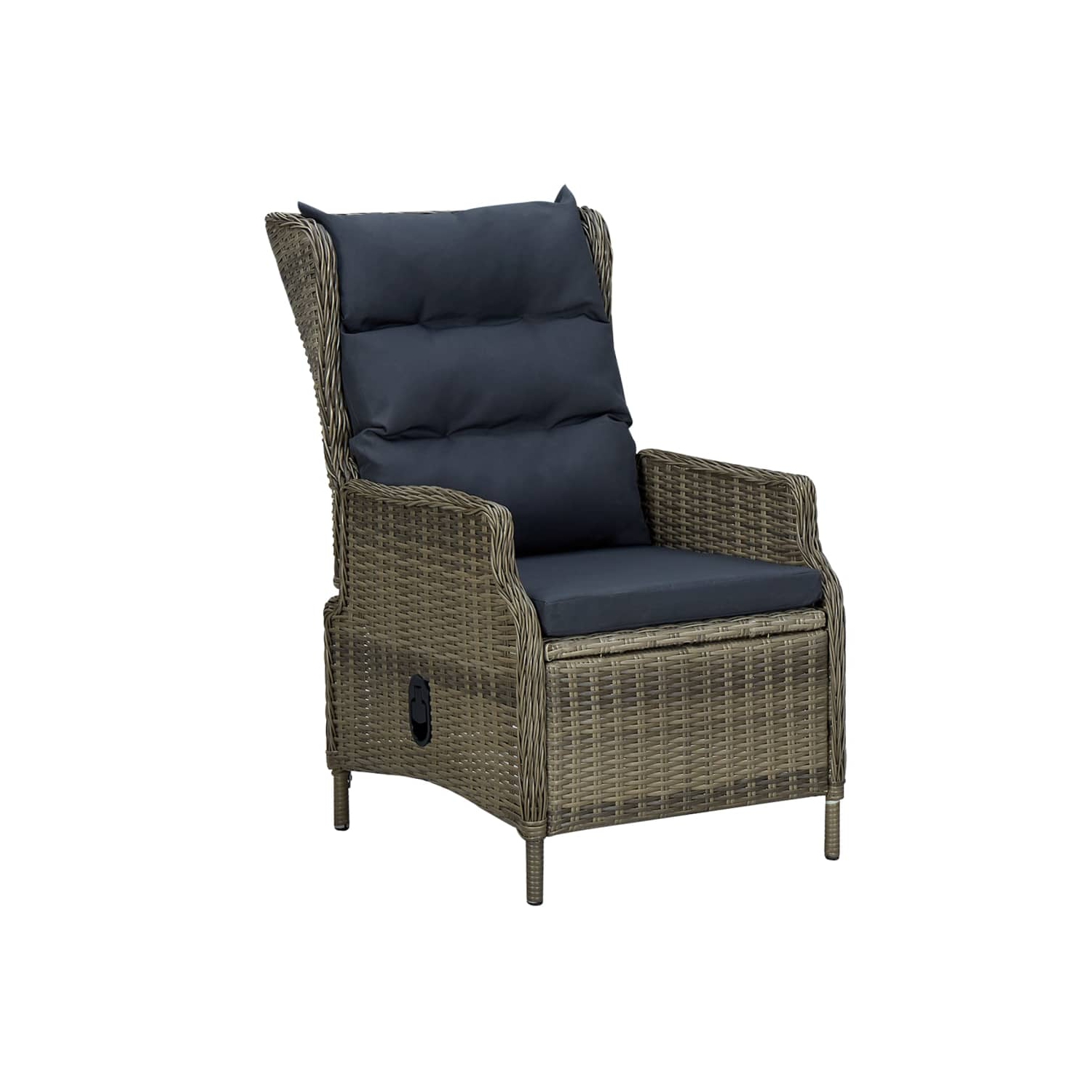 vidaXL 5 Piece Patio Dining Set Brown