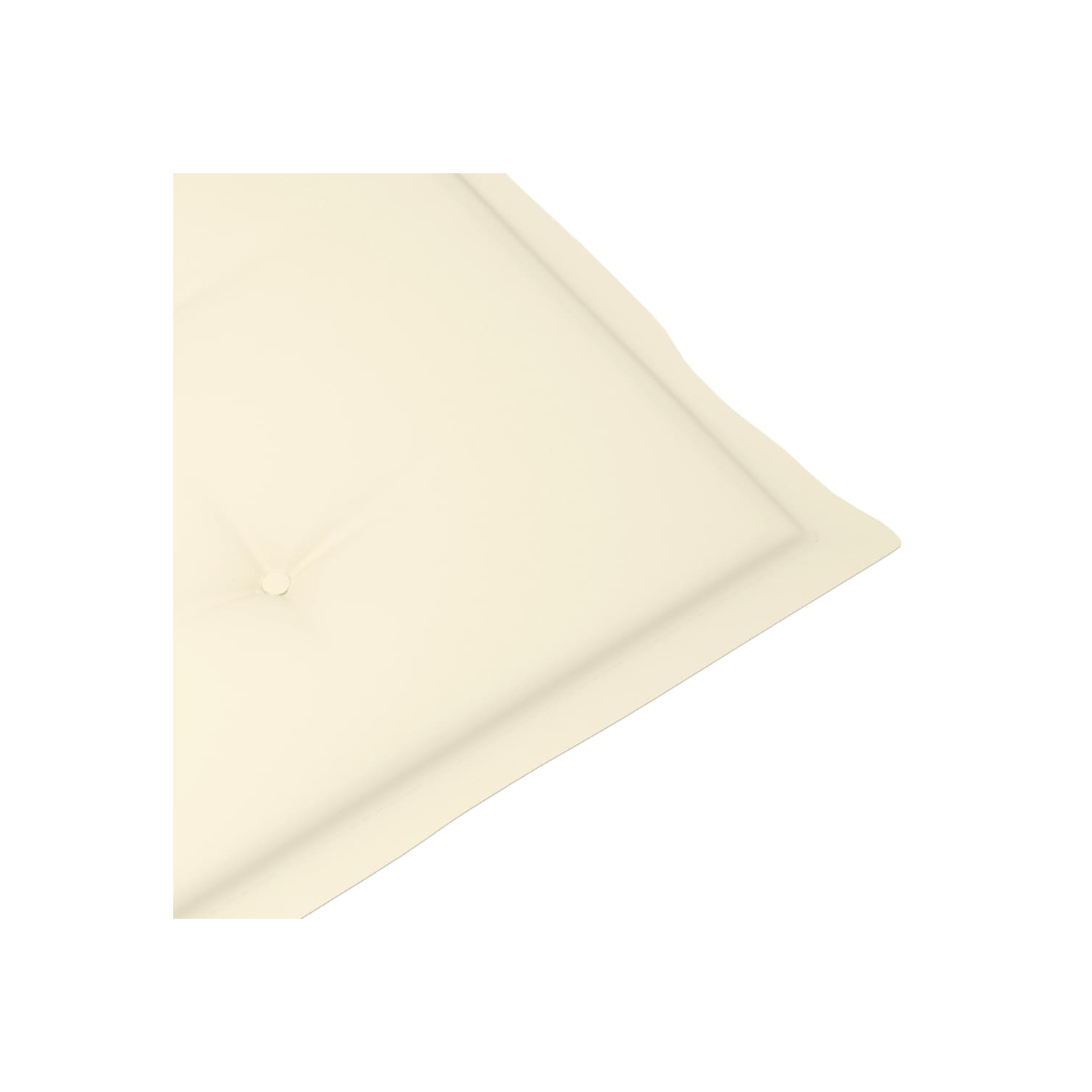 vidaXL Deck Chair Cushion Creamx19.7"x1.2"