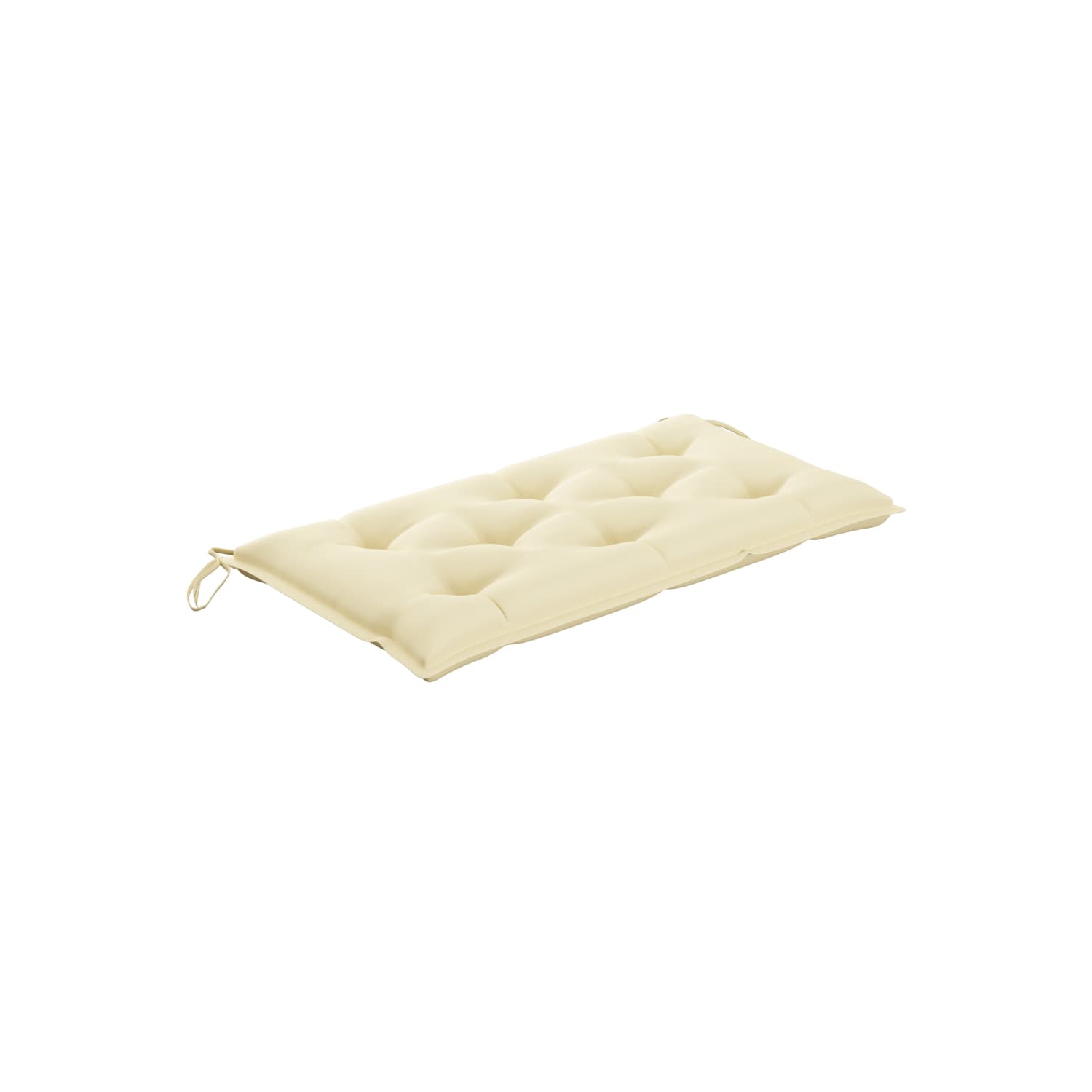 vidaXL Garden Bench Cushion Cream White 39.4x19.7"x2.8" Fabric"