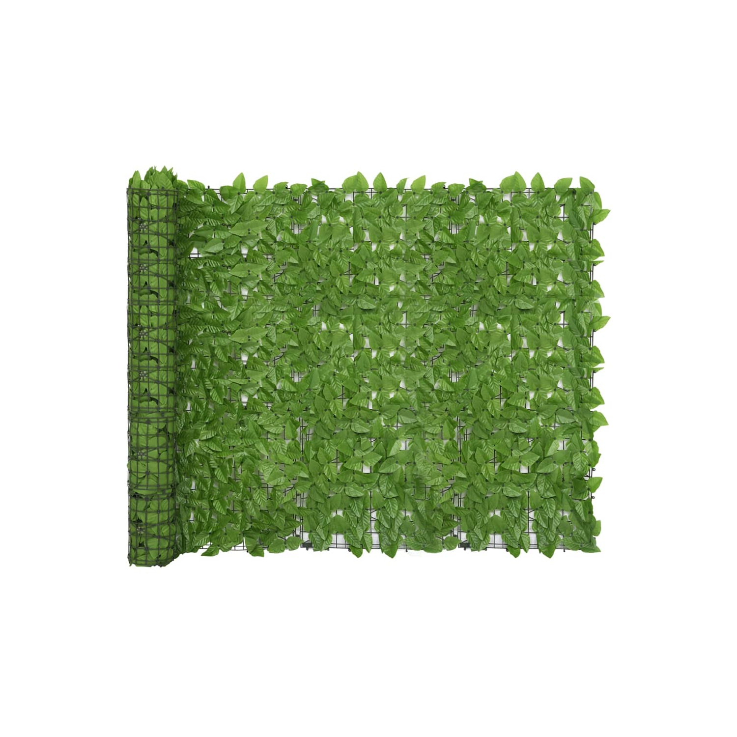 vidaXL Balcony Screen with Green Leaves 118.1"x59.1"