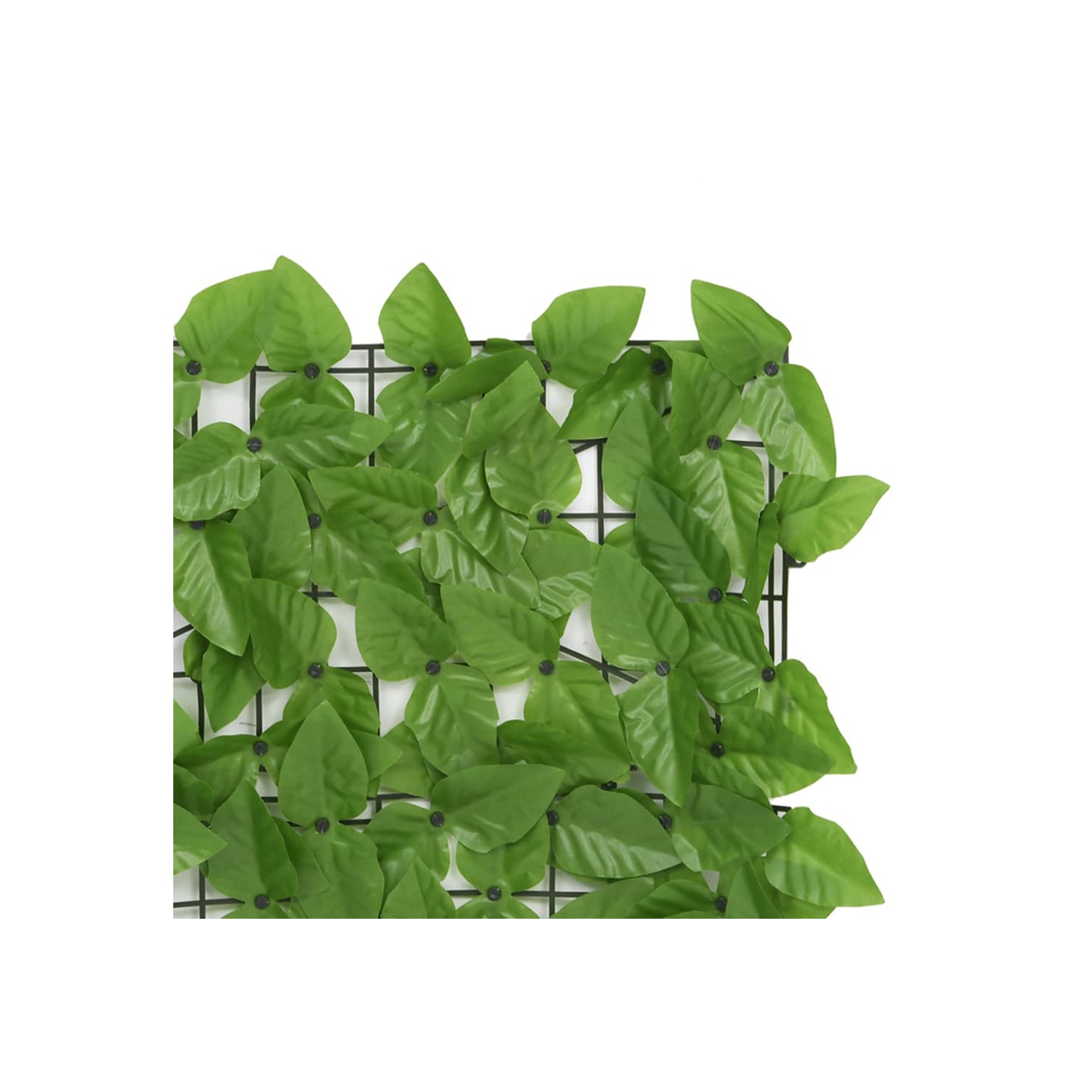 vidaXL Balcony Screen with Green Leaves 118.1"x59.1"