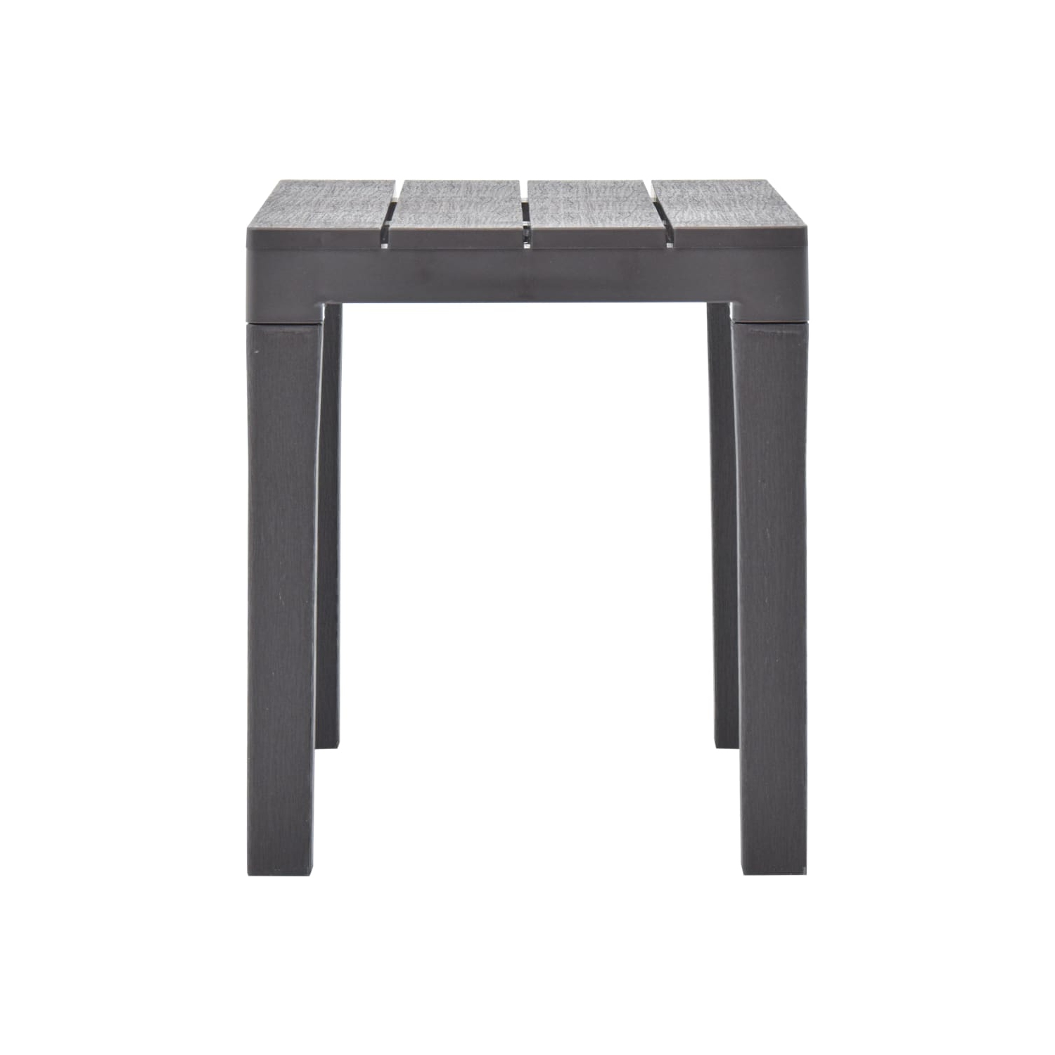 vidaXL Patio Benches 2 pcs Mocca Plastic