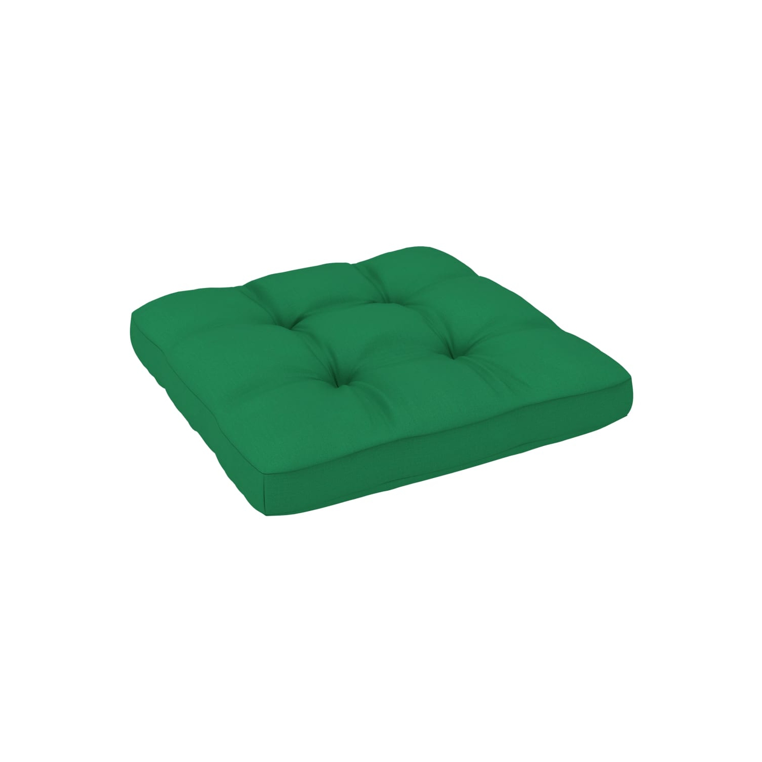 vidaXL Pallet Sofa Cushion Green 27.6"x27.6"x3.9"