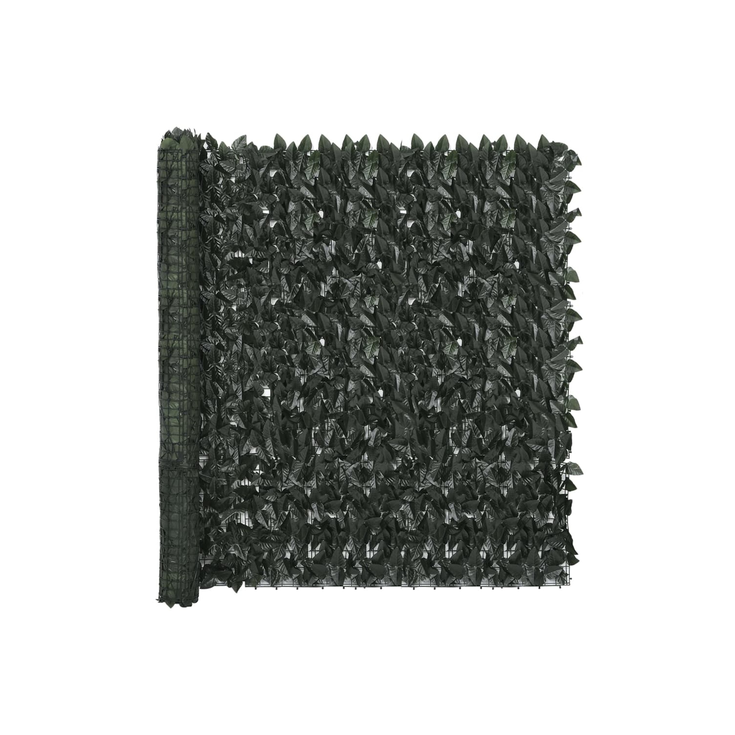 vidaXL Balcony Screen with Dark Green Leaves 118.1"x59.1"