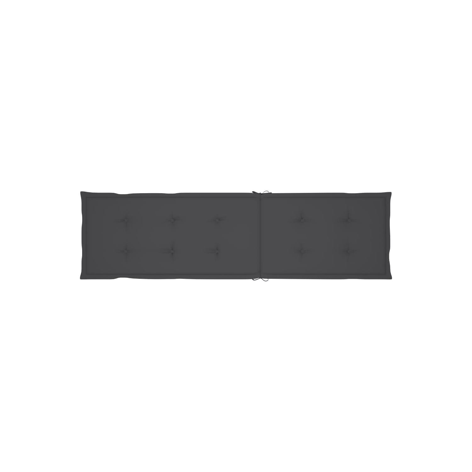 vidaXL Deck Chair Cushion Anthracitex19.7"x1.2"