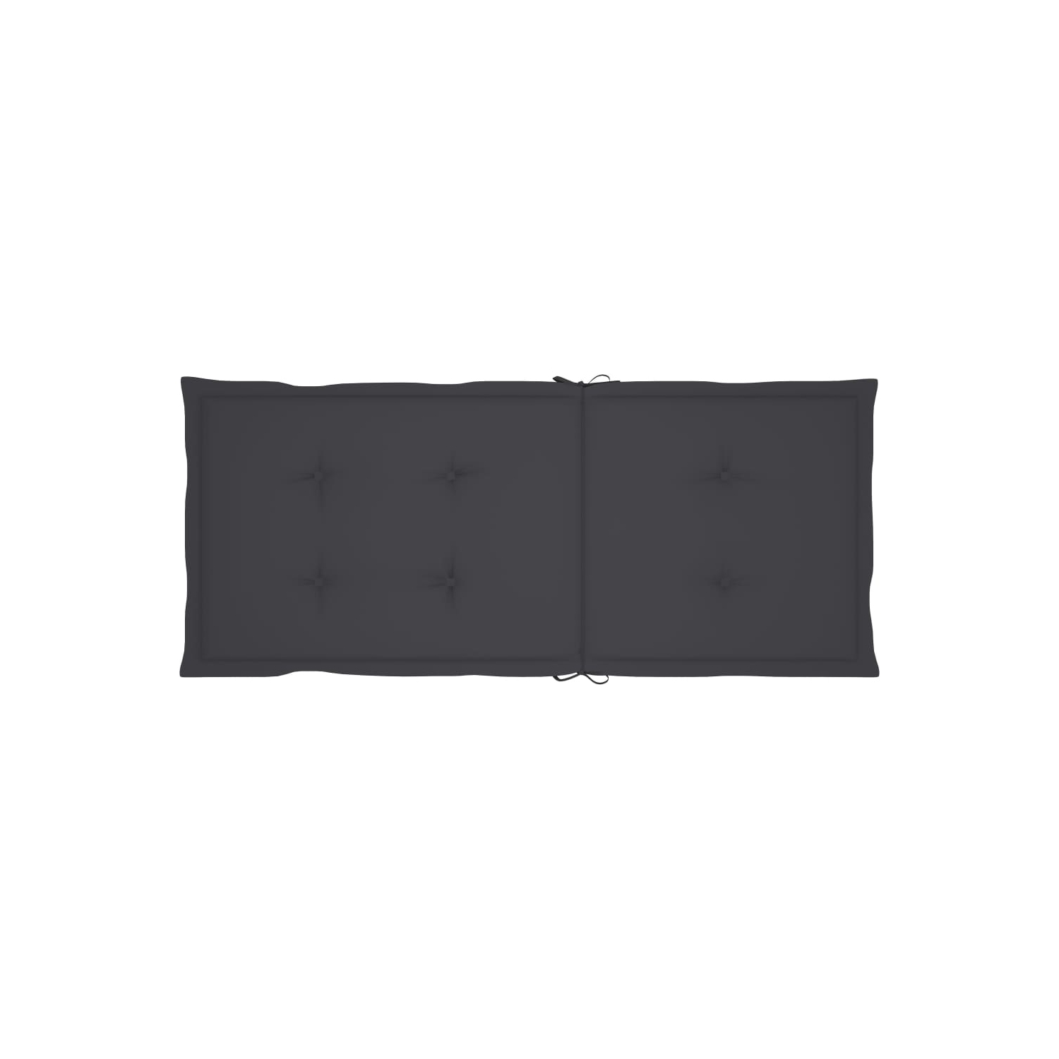 Chaise berçante VidaXL avec coussins en bois d’acacia massif