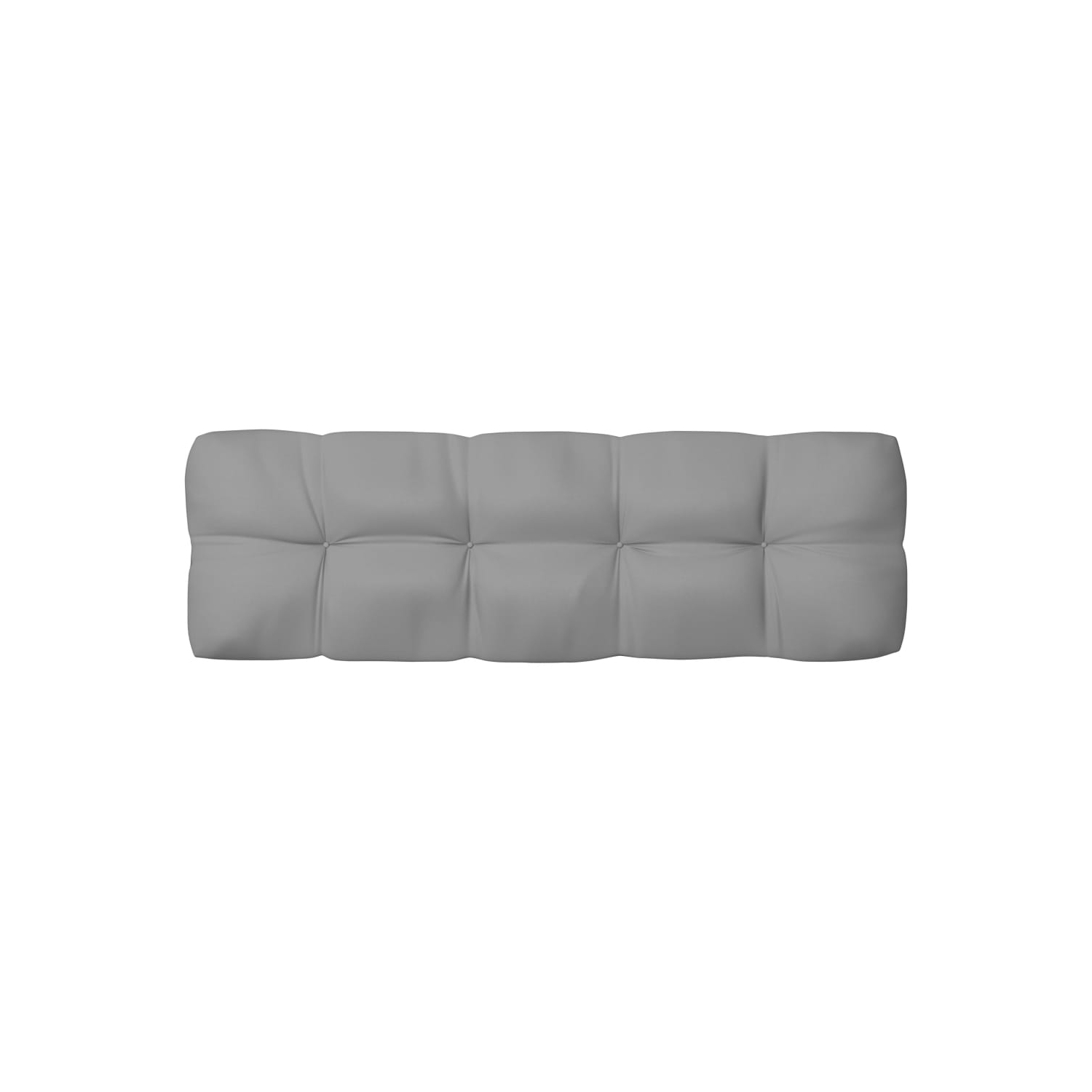 vidaXL Pallet Sofa Cushion Gray 47.2"x15.7"x3.9"