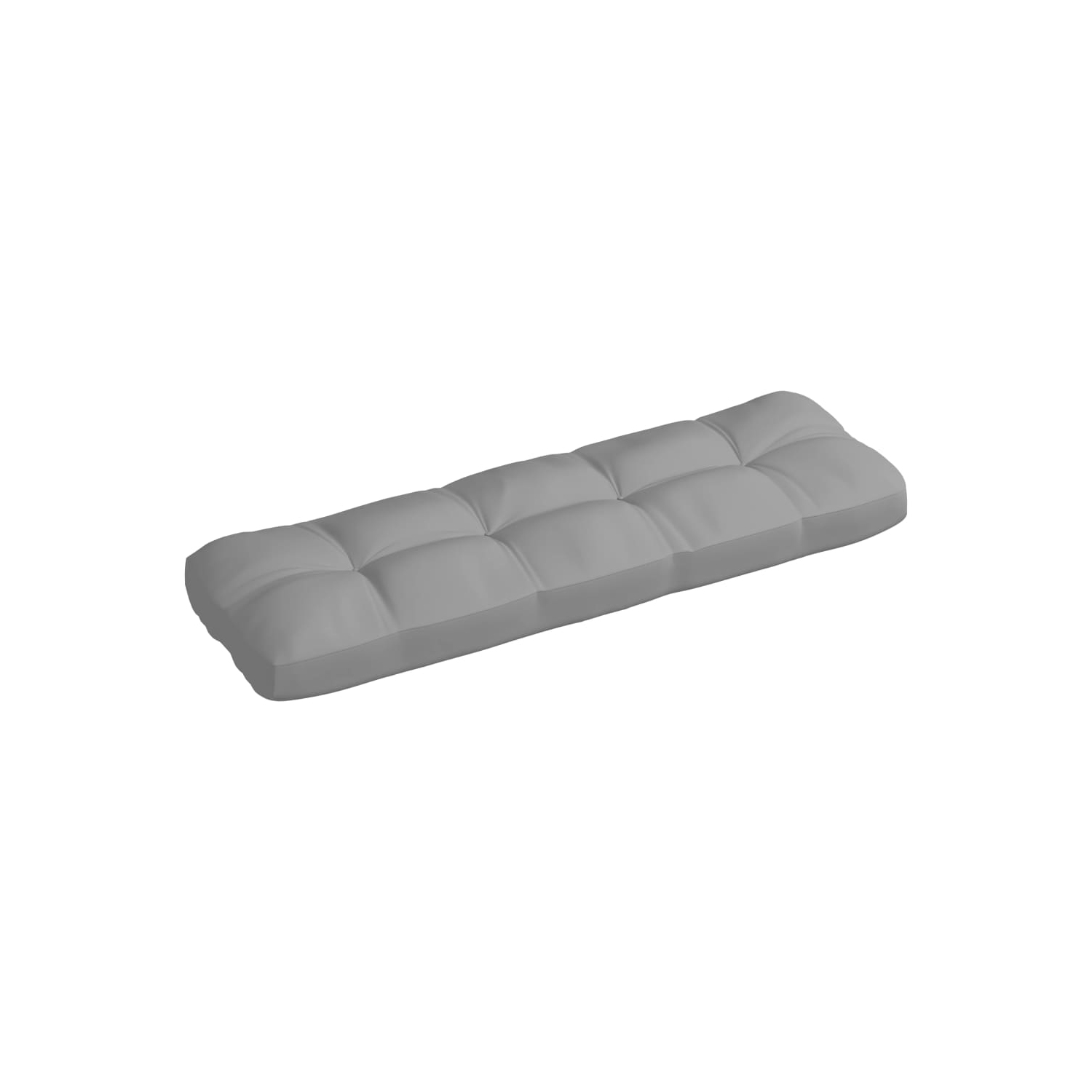 vidaXL Pallet Sofa Cushion Gray 47.2"x15.7"x3.9"