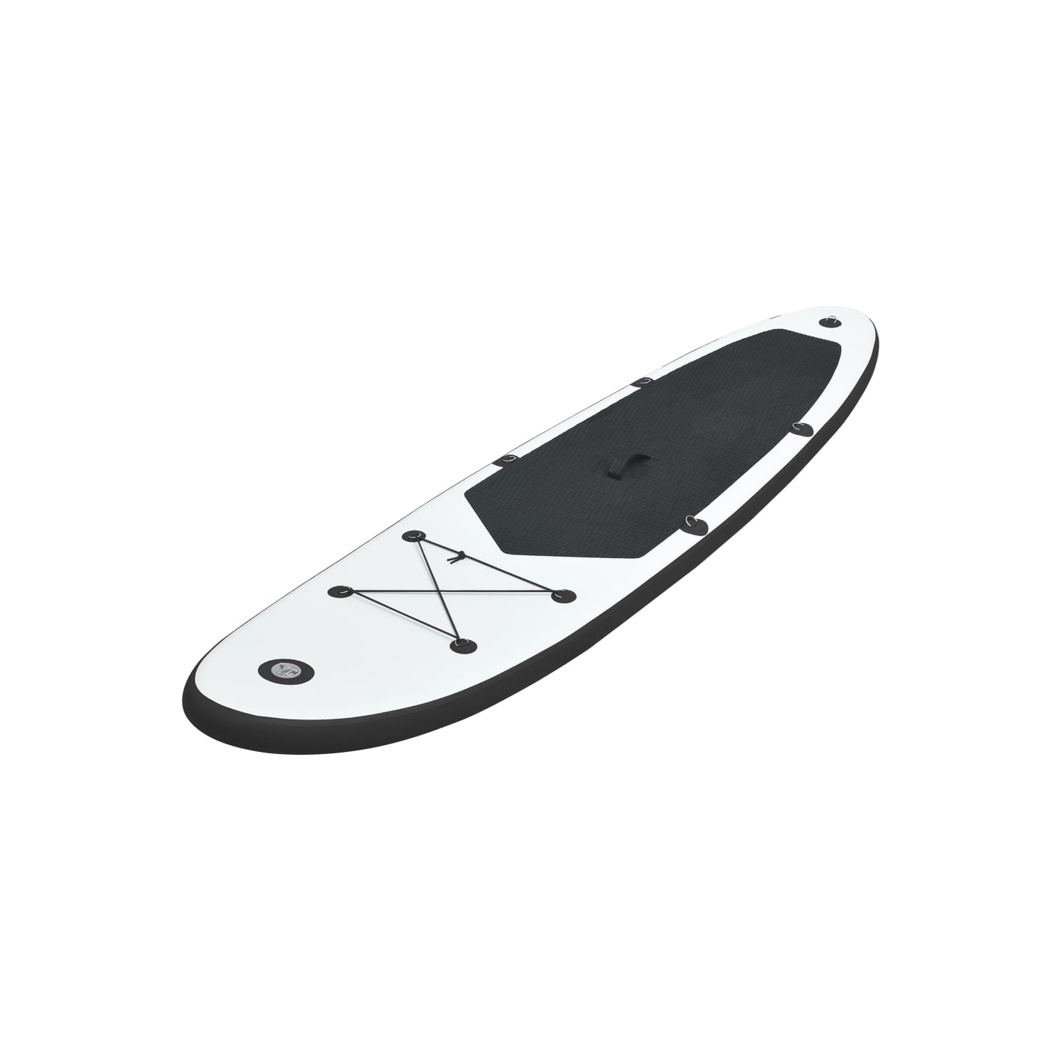vidaXL Inflatable Stand Up Paddle Board Set Black and White