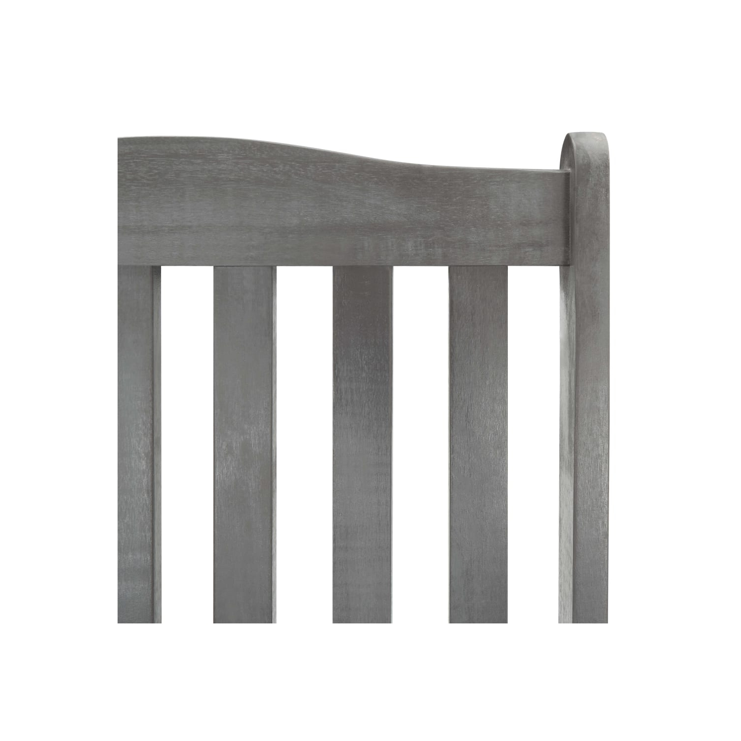 vidaXL Rocking Chair with Cushions Gray Solid Acacia Wood