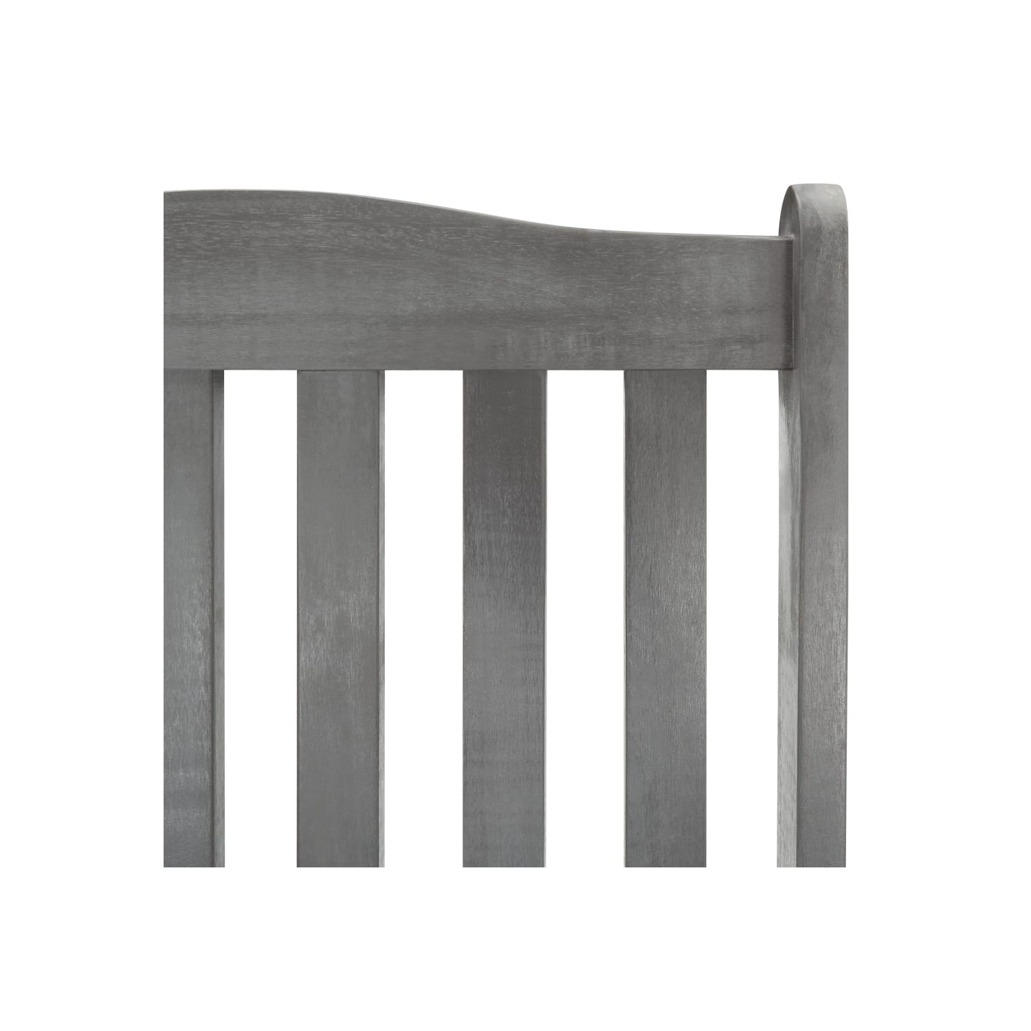 vidaXL Rocking Chair with Cushions Gray Solid Acacia Wood