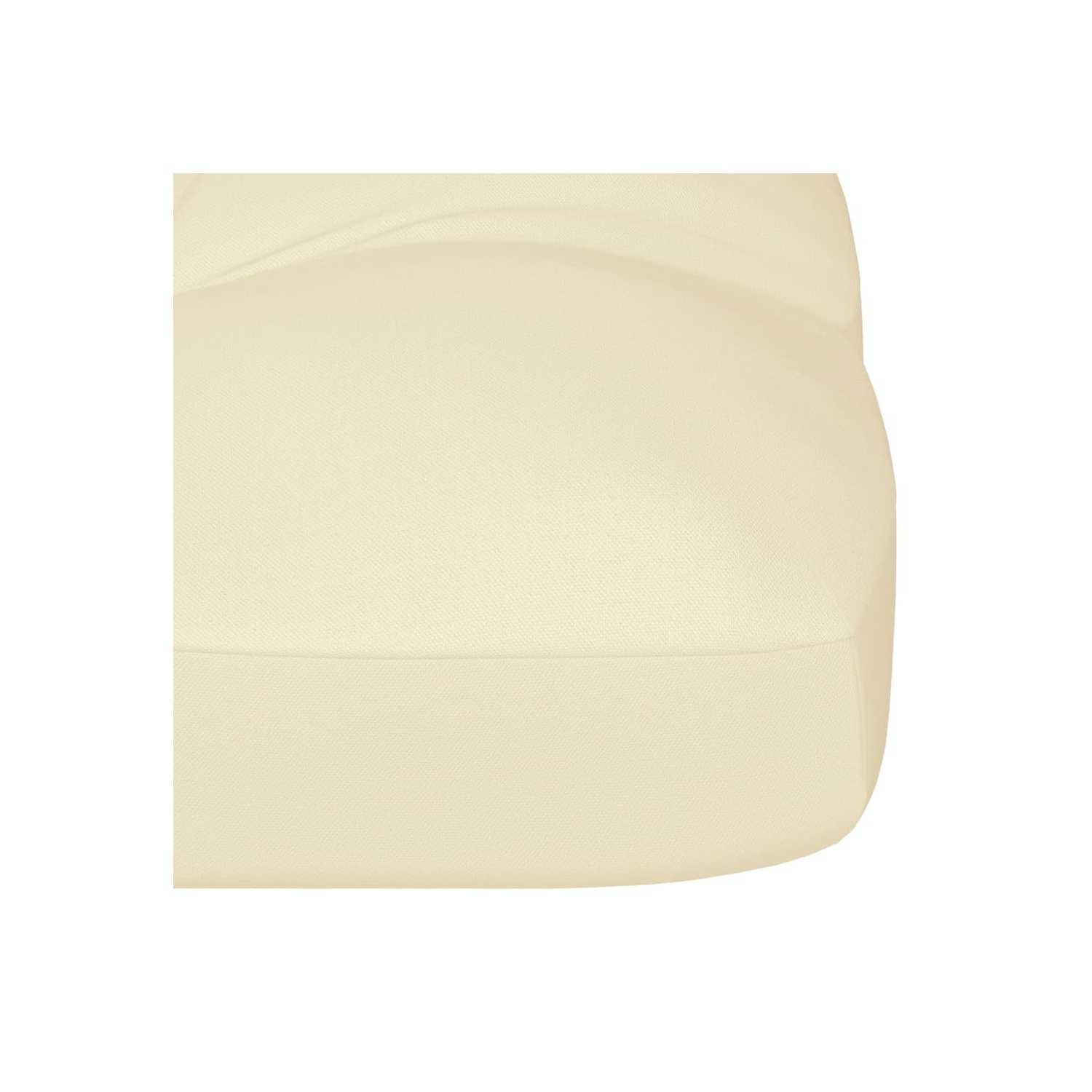 vidaXL Pallet Sofa Cushion Cream 47.2"x15.7"x3.9"