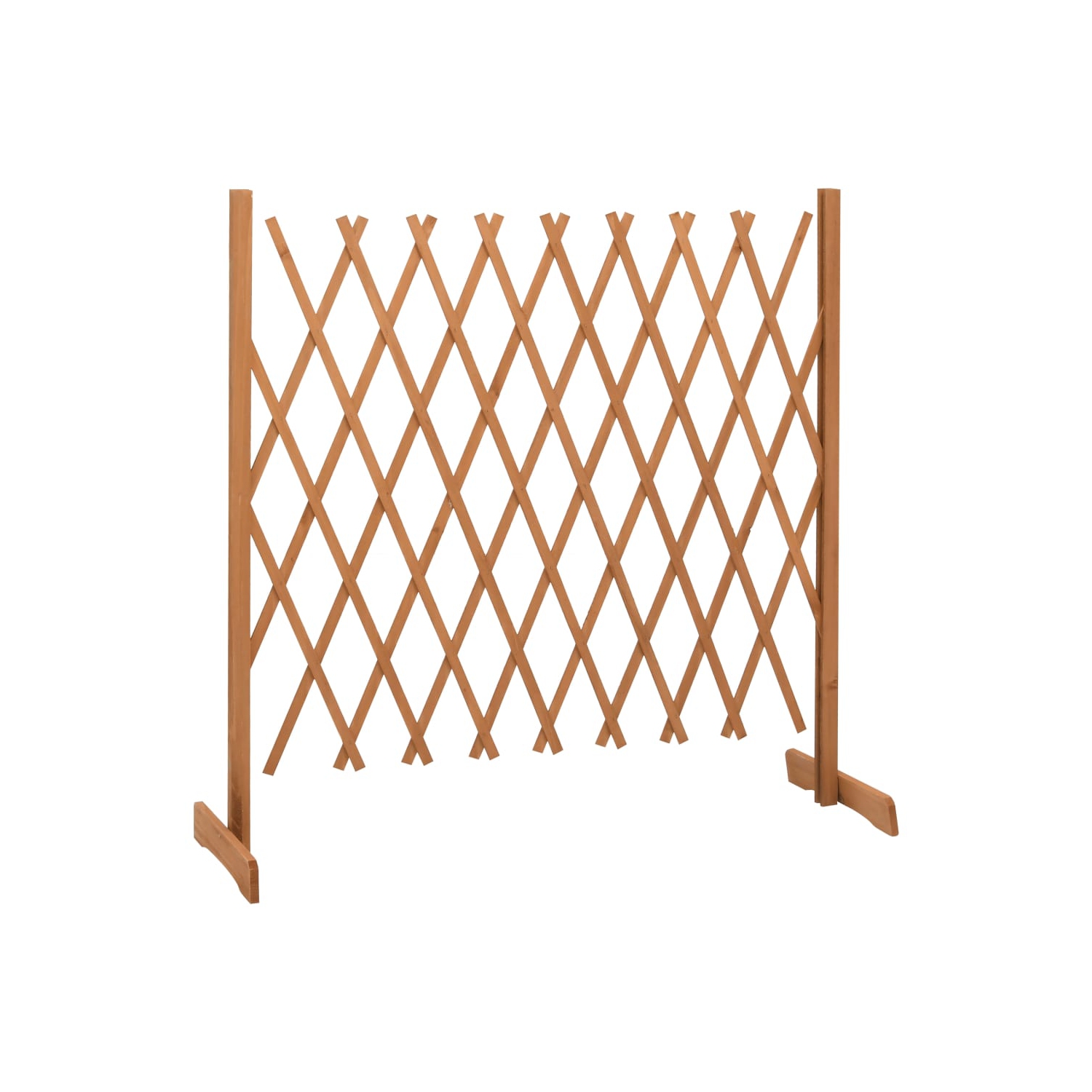 vidaXL Garden Trellis Fence Orange 70.9"x39.4" Solid Firwood