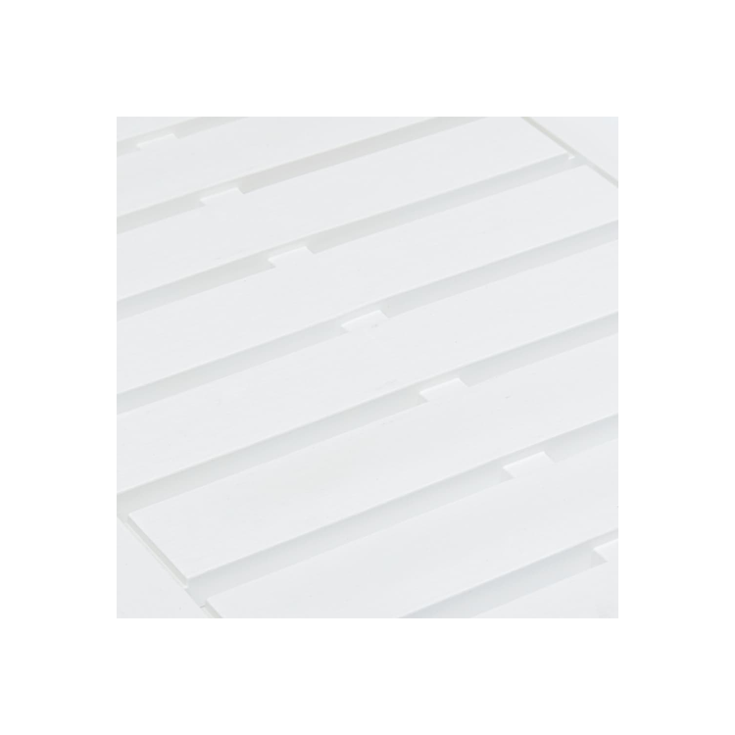 vidaXL Patio Table White 30.7"x21.7"x15" Plastic